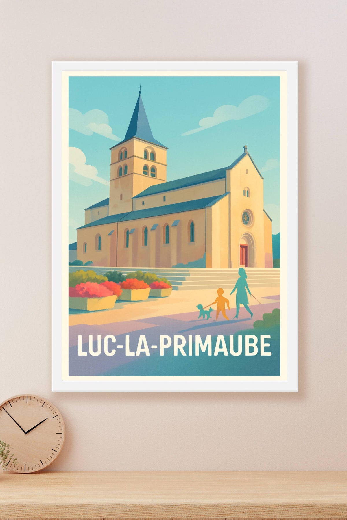 Affiche Luc-la-Primaube — Charme et sérénité en Aveyron · poster d'art de Luc-la-Primaube