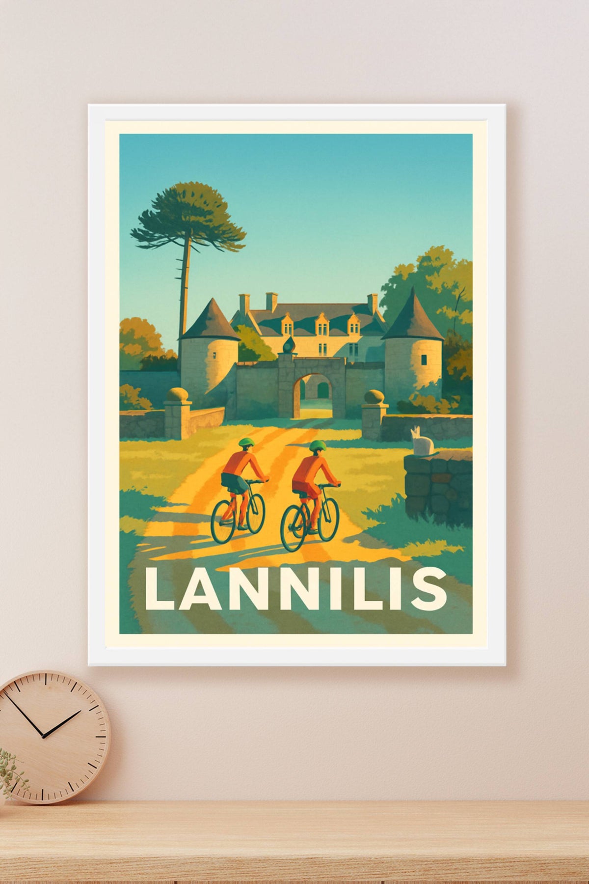 Affiche Lannilis — Charme bucolique et patrimoine breton · poster d'art de Lannilis