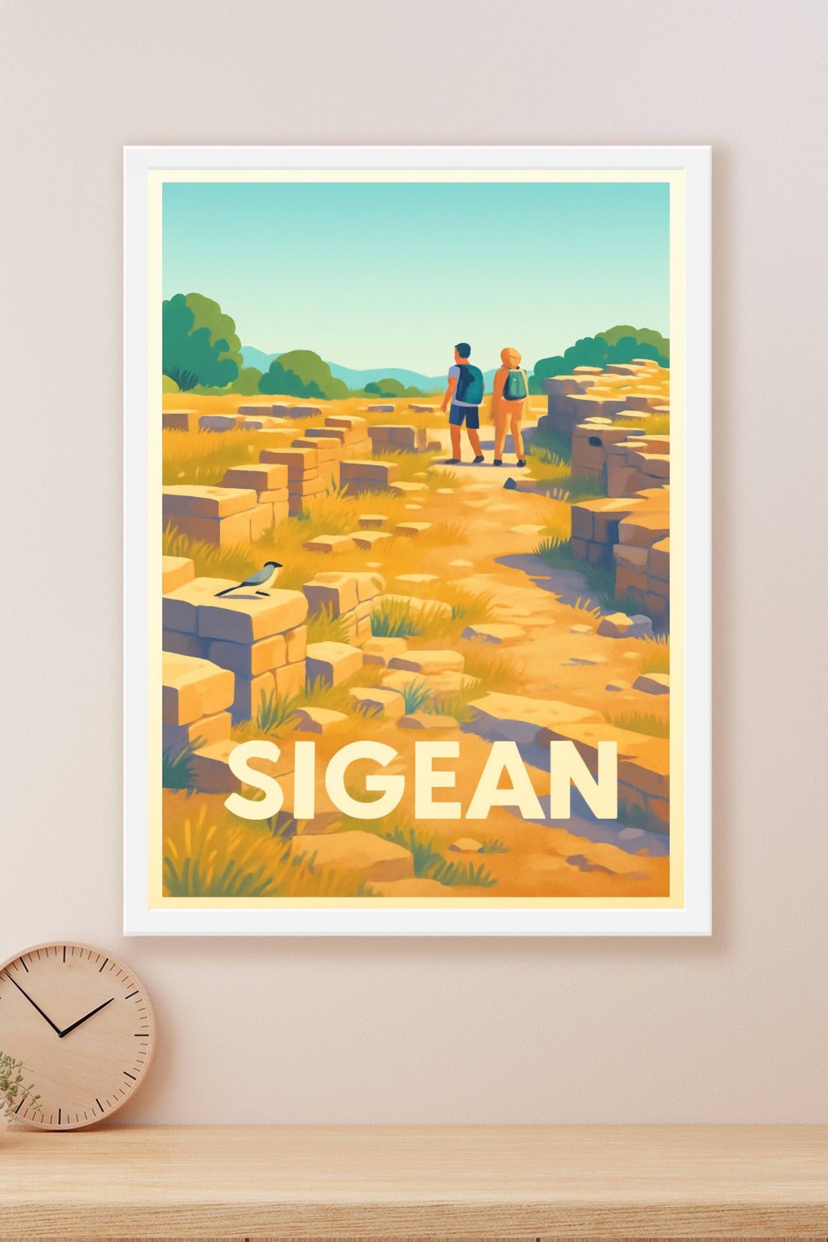 Affiche Sigean — Escapade au cœur des ruines historiques · poster d'art de Sigean