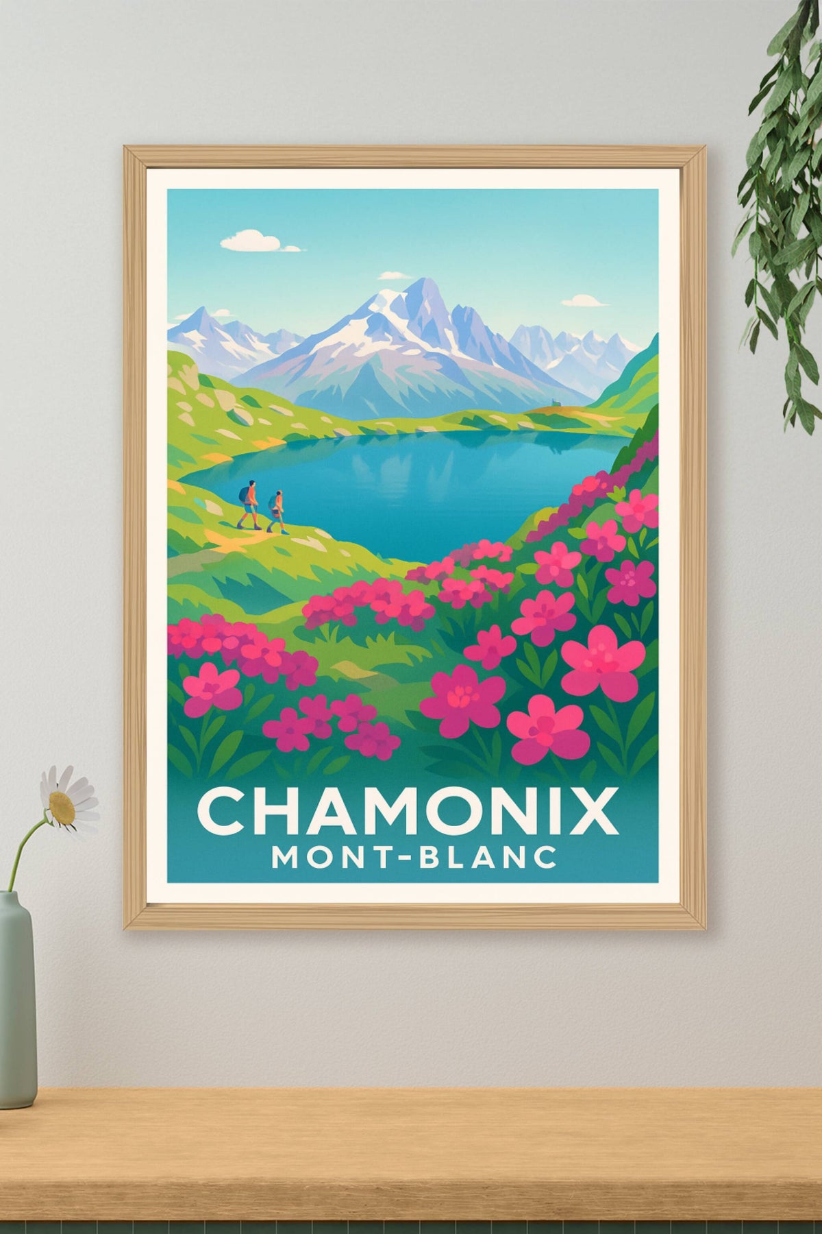 Affiche Chamonix — Émerveillement au cœur du Mont-Blanc · poster d'art de Chamonix