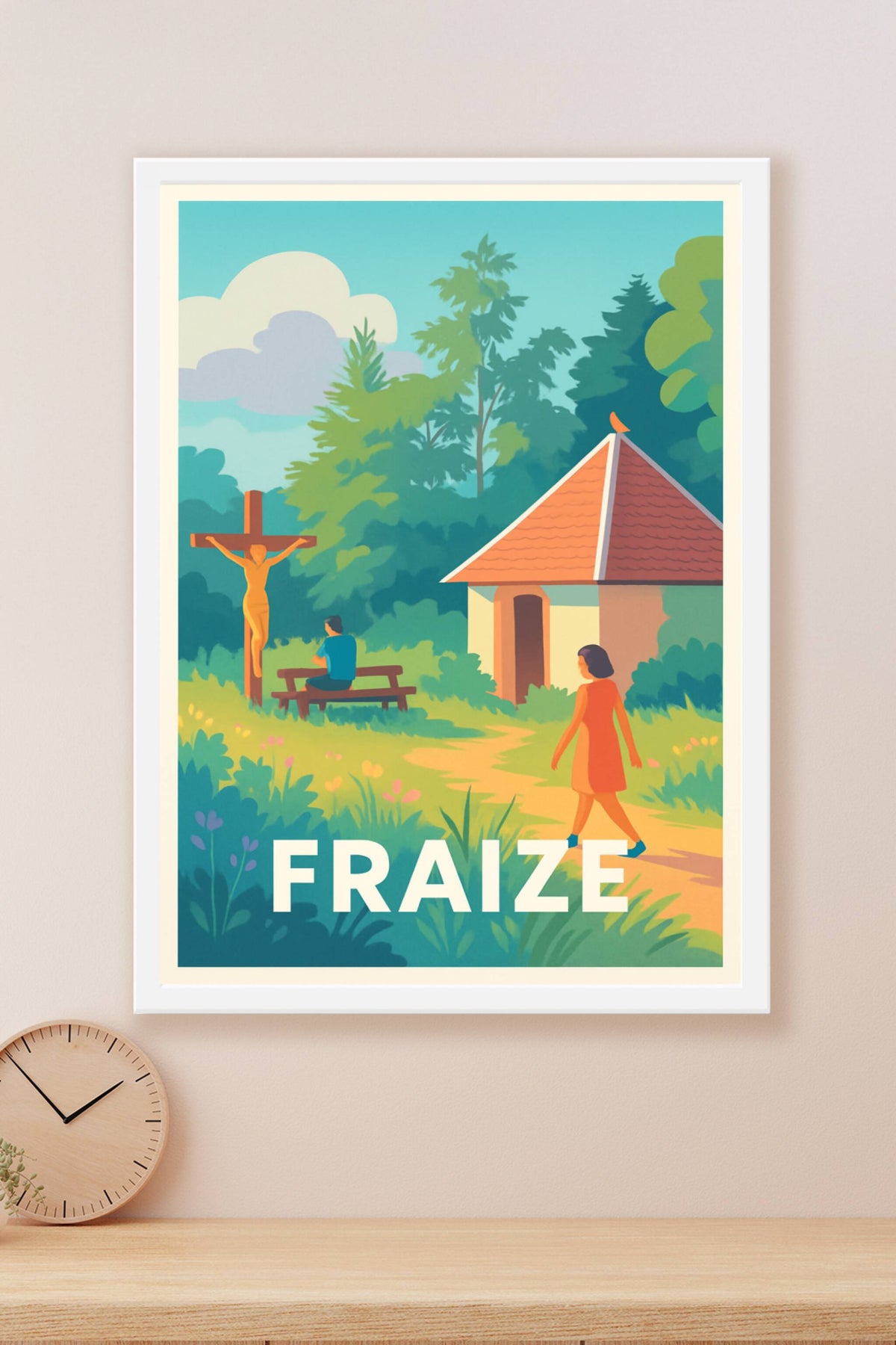 Affiche Fraize — Escapade paisible au cœur de la nature · poster d'art de Fraize