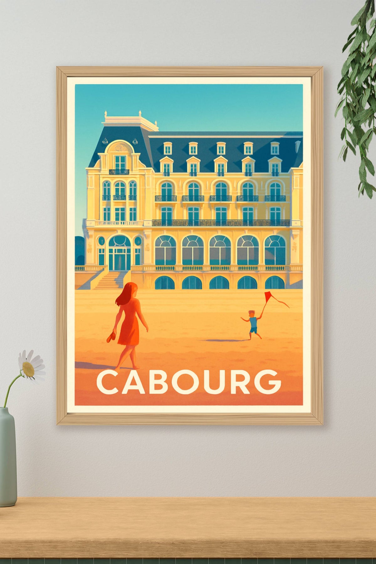 Affiche Cabourg — L'élégance balnéaire normande · poster d'art de Cabourg