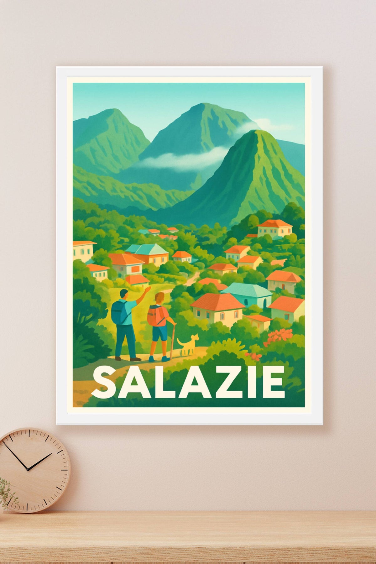 Affiche Salazie — Évasion au cœur des montagnes · poster d'art de Salazie