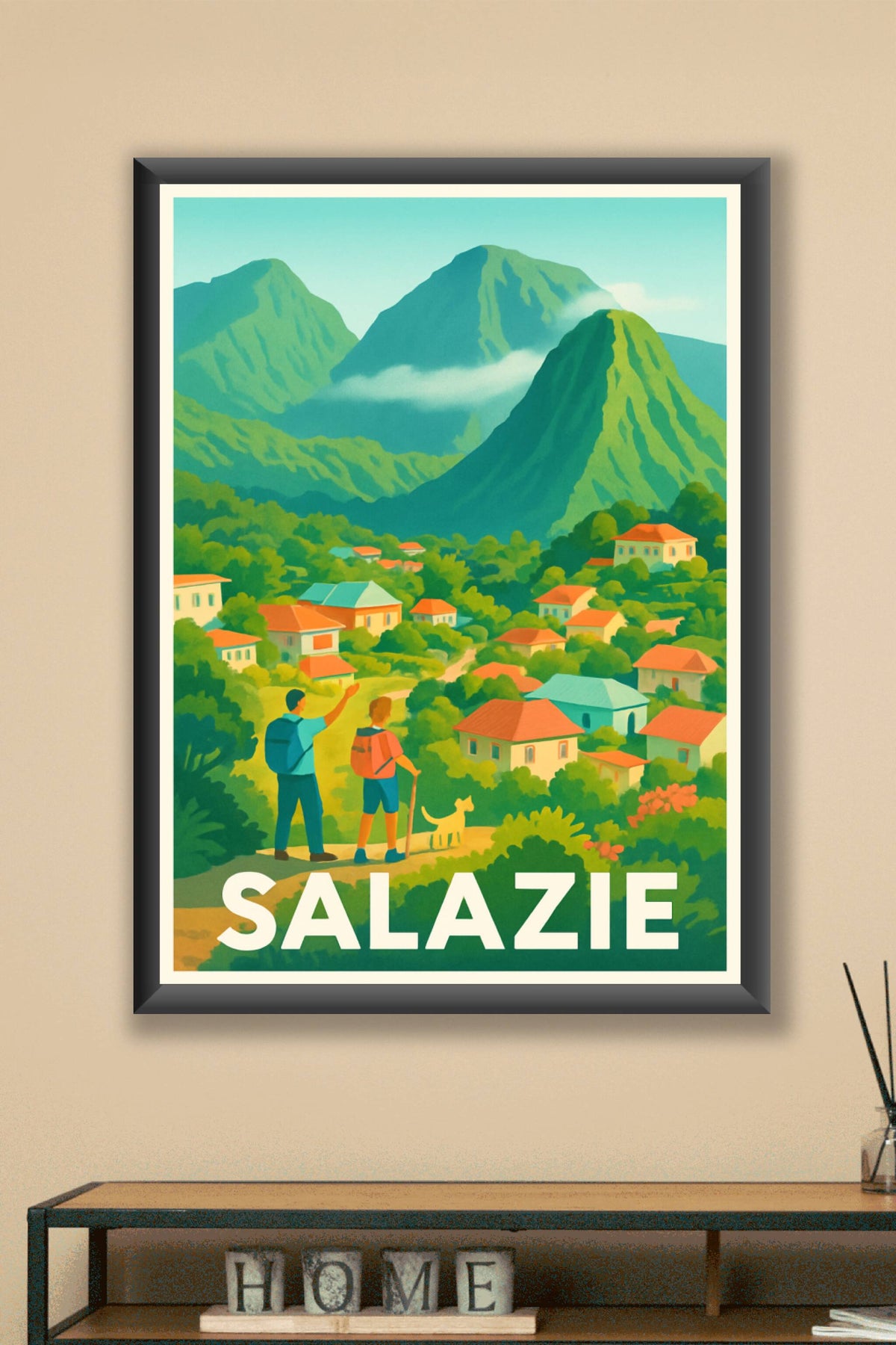 Affiche Salazie — Évasion au cœur des montagnes · poster d'art de Salazie