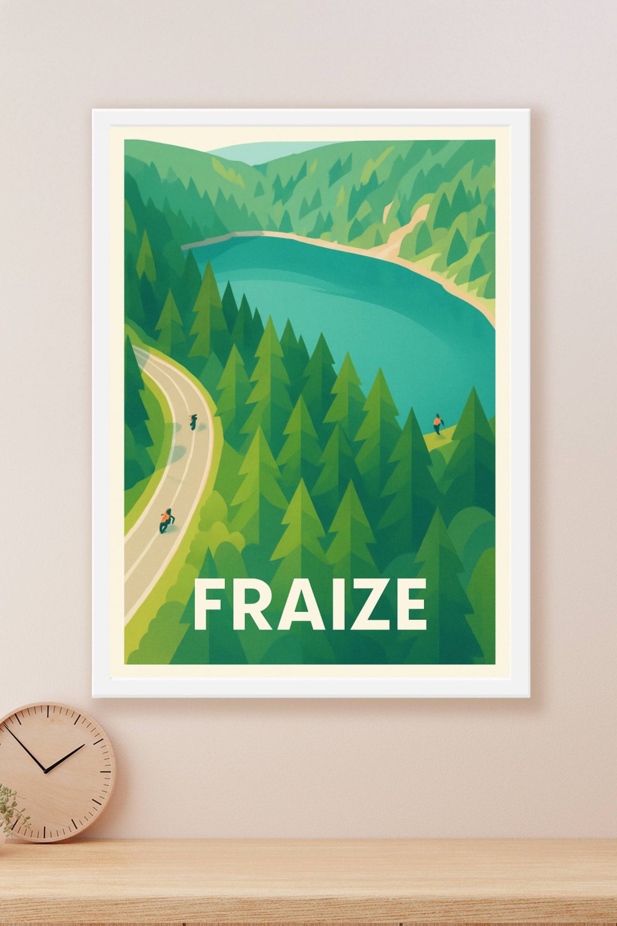 Affiche Fraize — Évasion Nature au Cœur des Forêts · poster d'art de Fraize