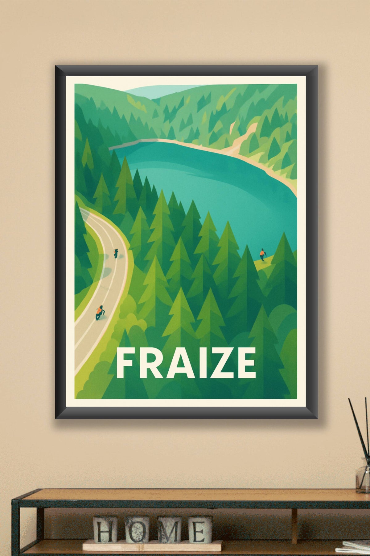 Affiche Fraize — Évasion Nature au Cœur des Forêts · poster d'art de Fraize