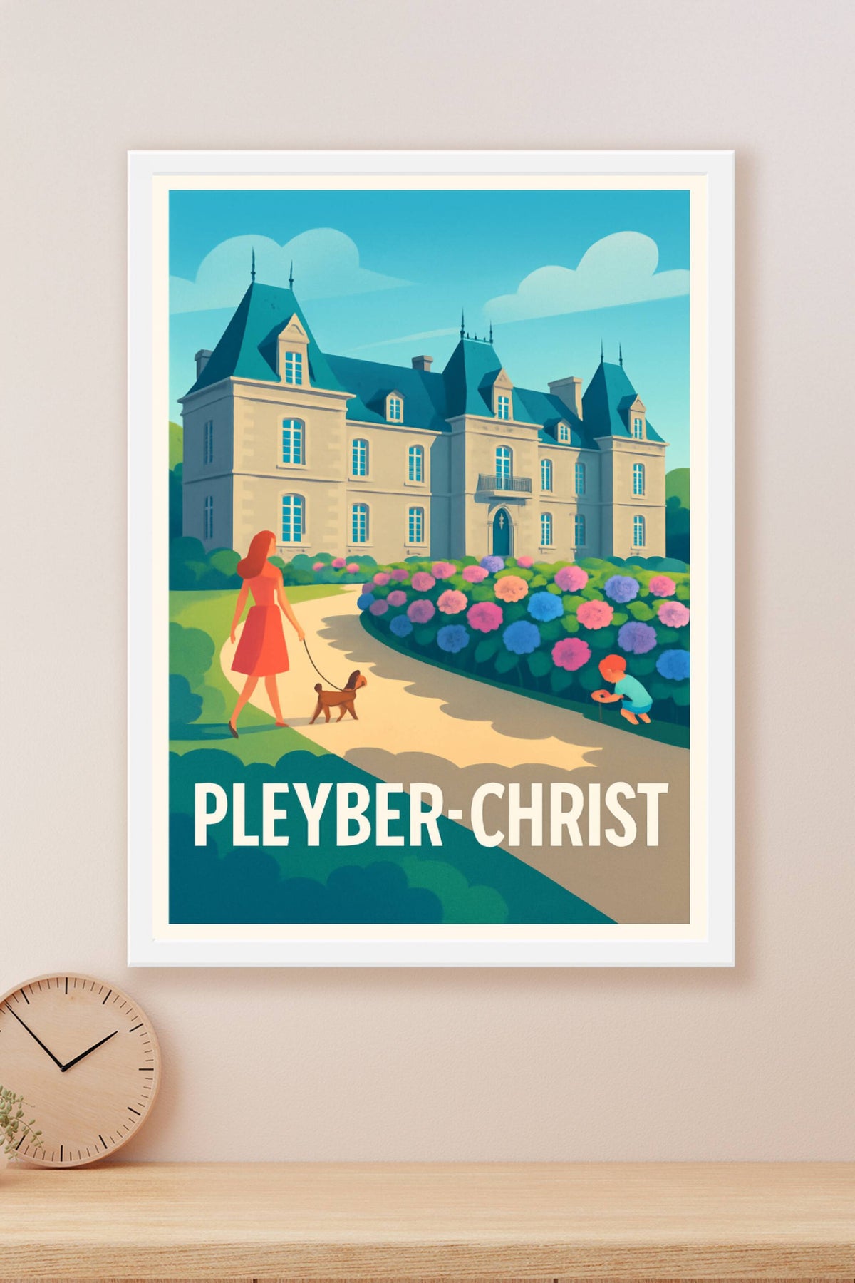 Affiche Pleyber-Christ — Élégance et charme breton · poster d'art de Pleyber-Christ