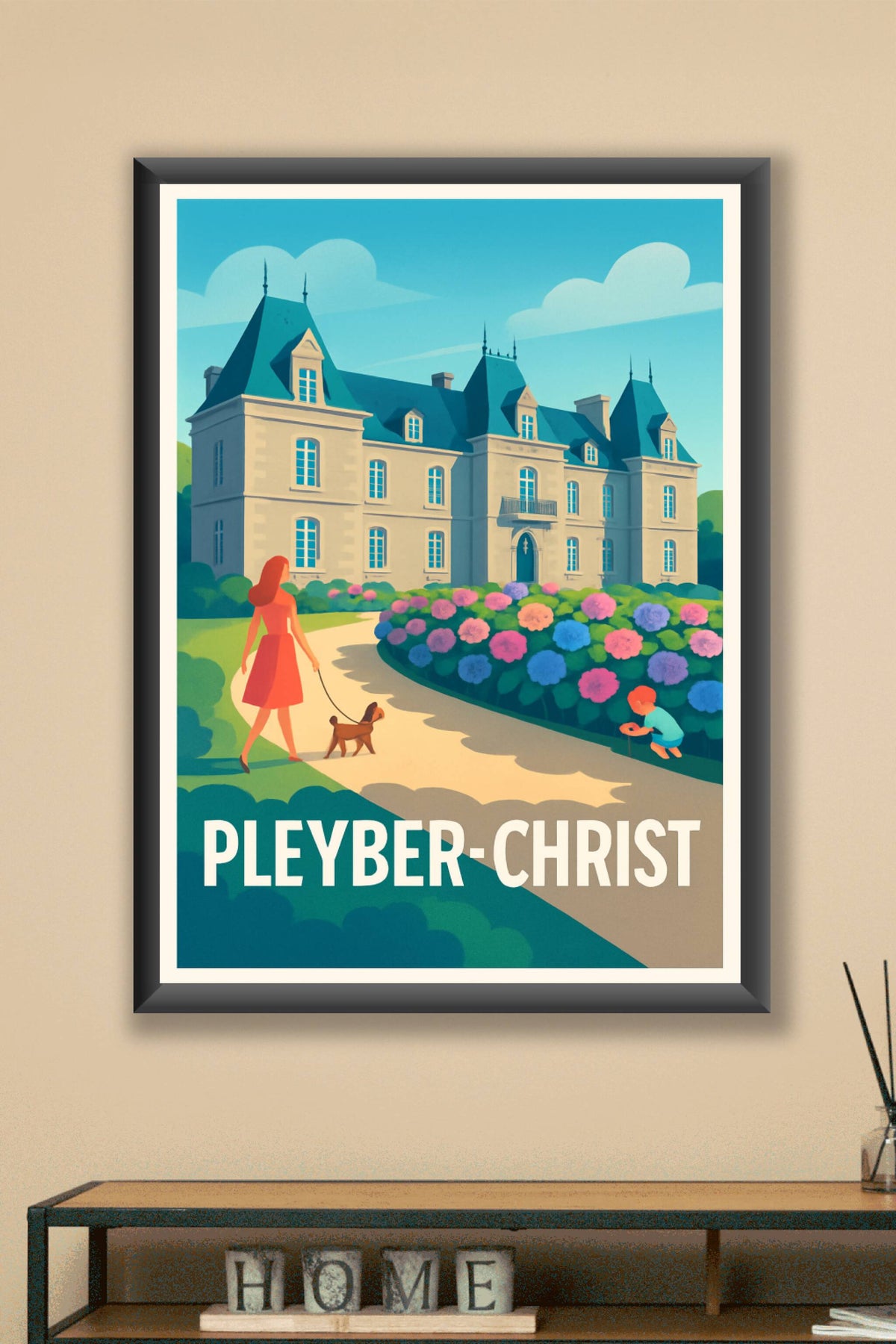 Affiche Pleyber-Christ — Élégance et charme breton · poster d'art de Pleyber-Christ