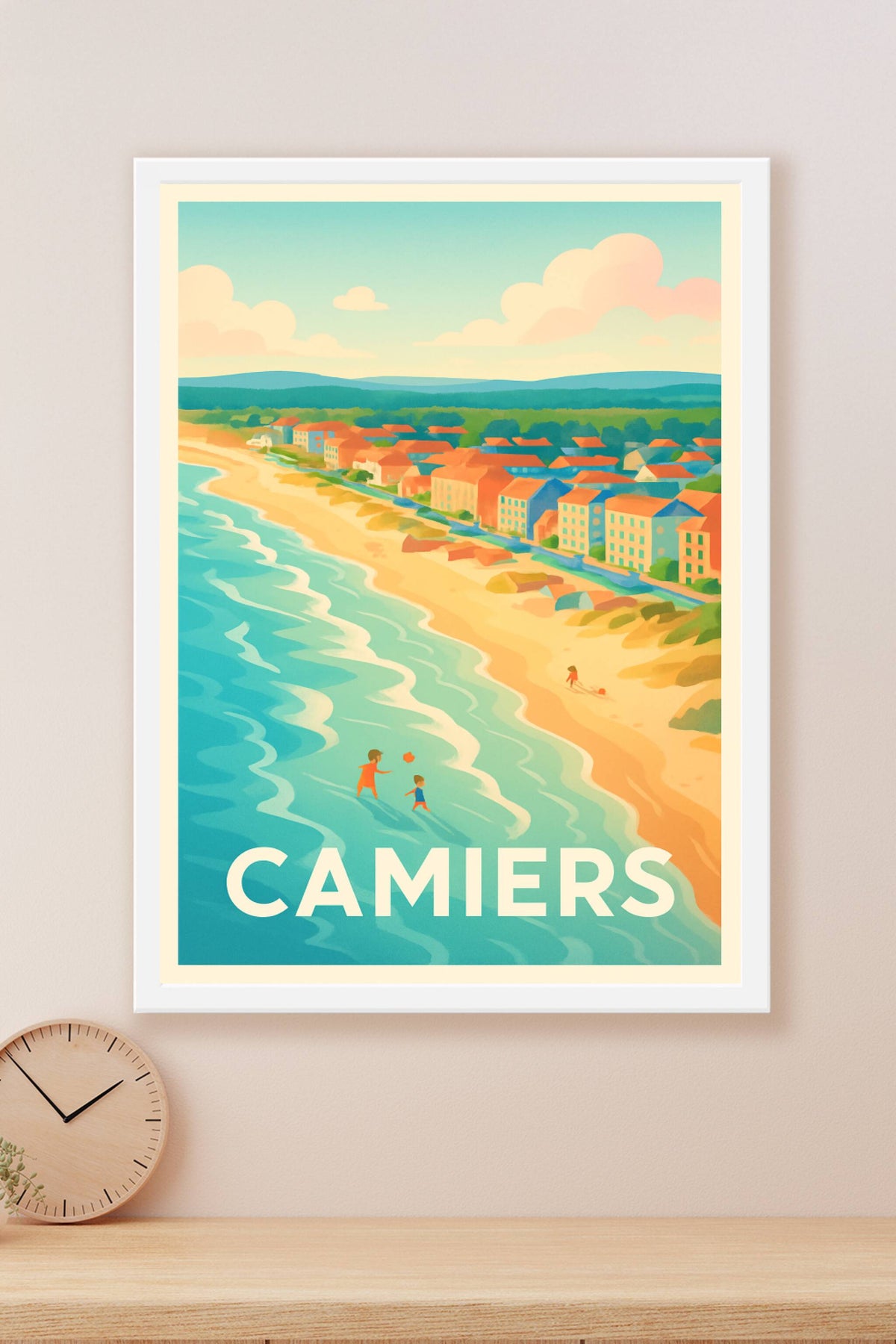 Affiche Concarneau — Douceur balnéaire en Bretagne · poster d'art de Concarneau