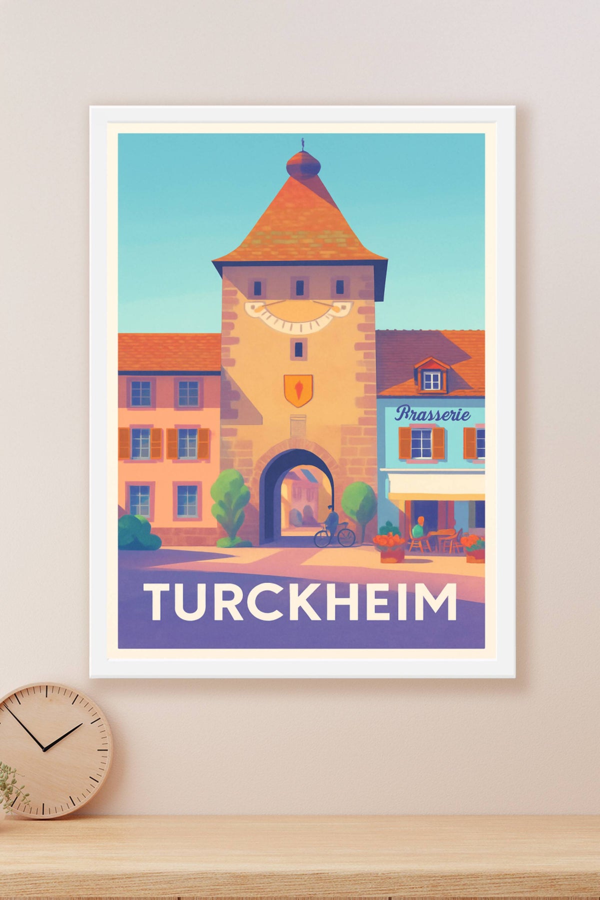 Affiche Turckheim — Charme historique et vie locale · poster d'art de Turckheim
