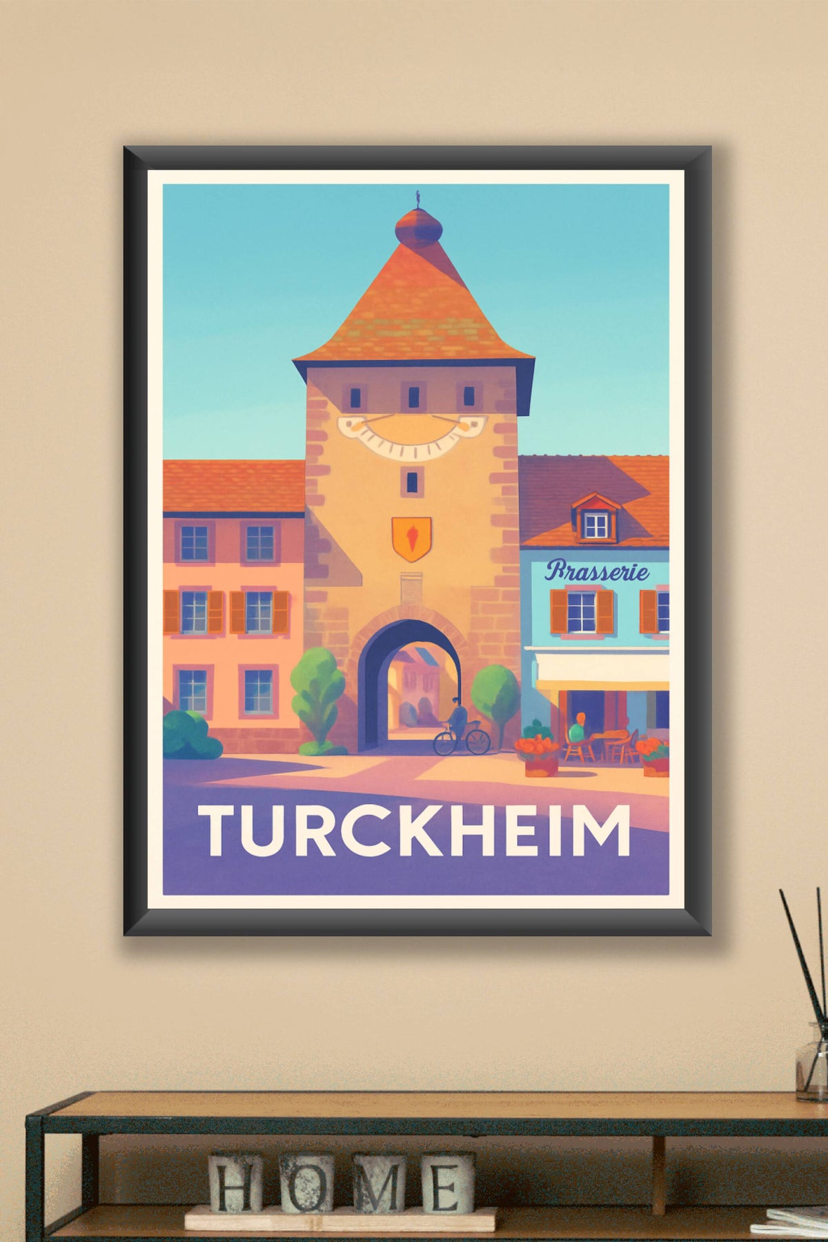 Affiche Turckheim — Charme historique et vie locale · poster d'art de Turckheim