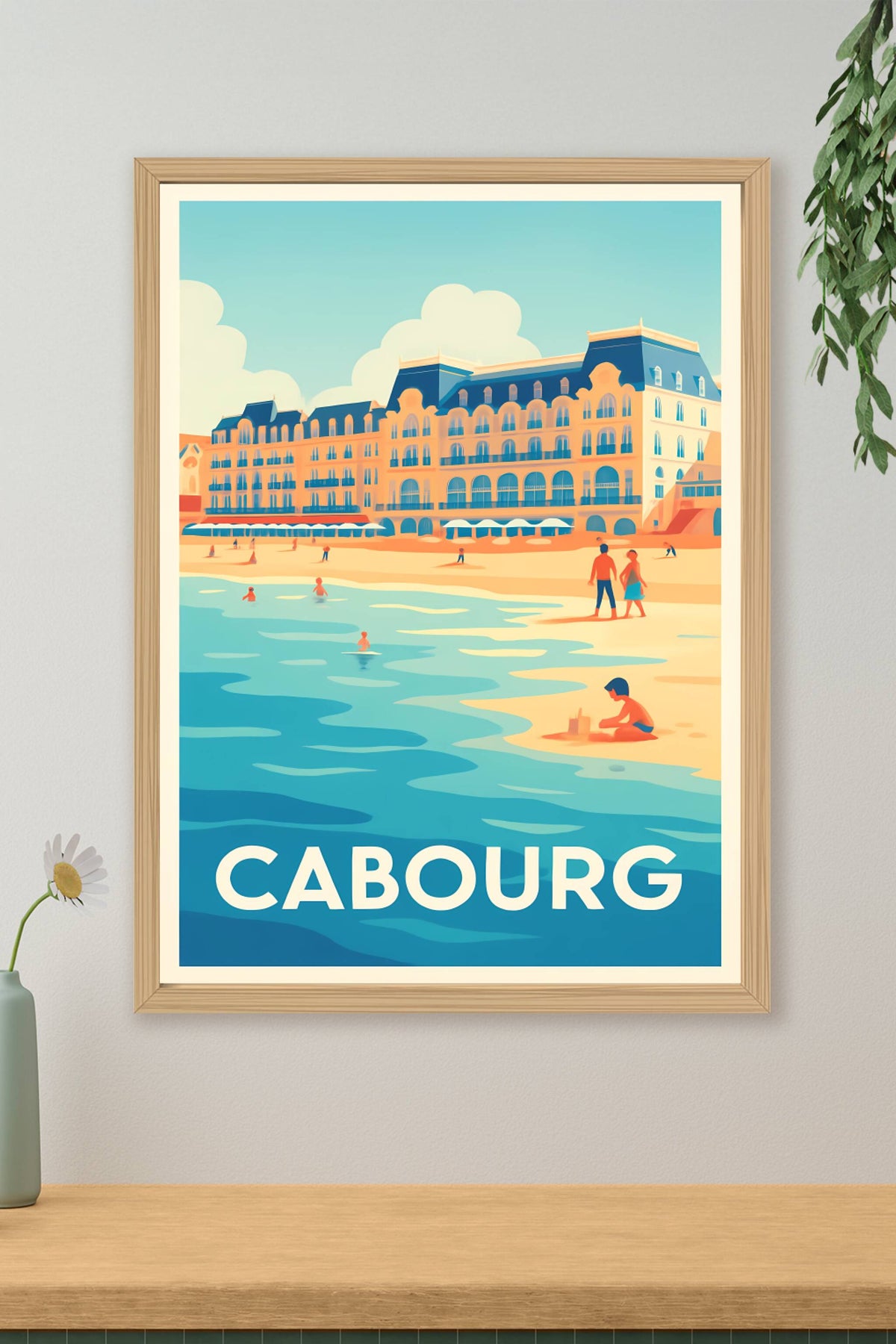 Affiche Cabourg — L'élégance balnéaire normande · poster d'art de Cabourg