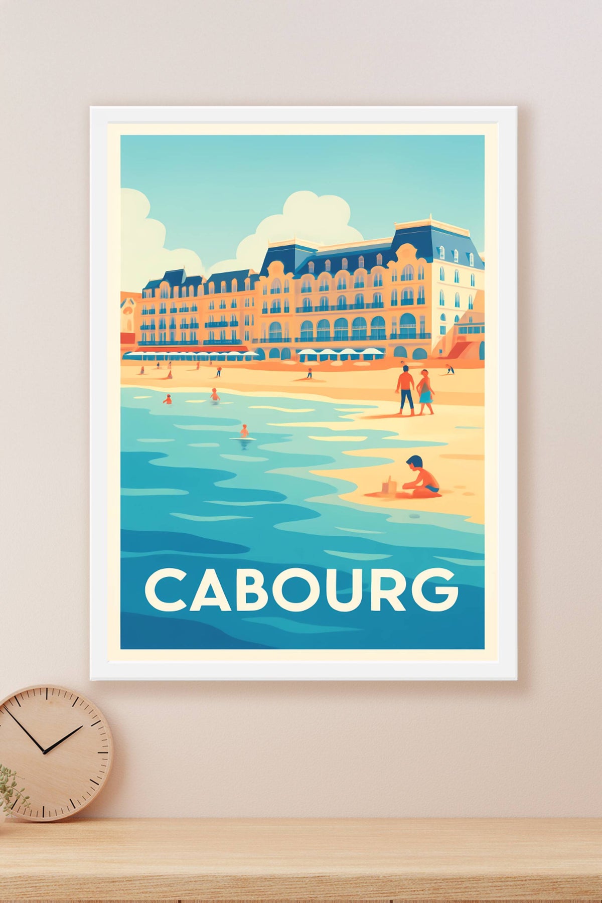 Affiche Cabourg — L'élégance balnéaire normande · poster d'art de Cabourg