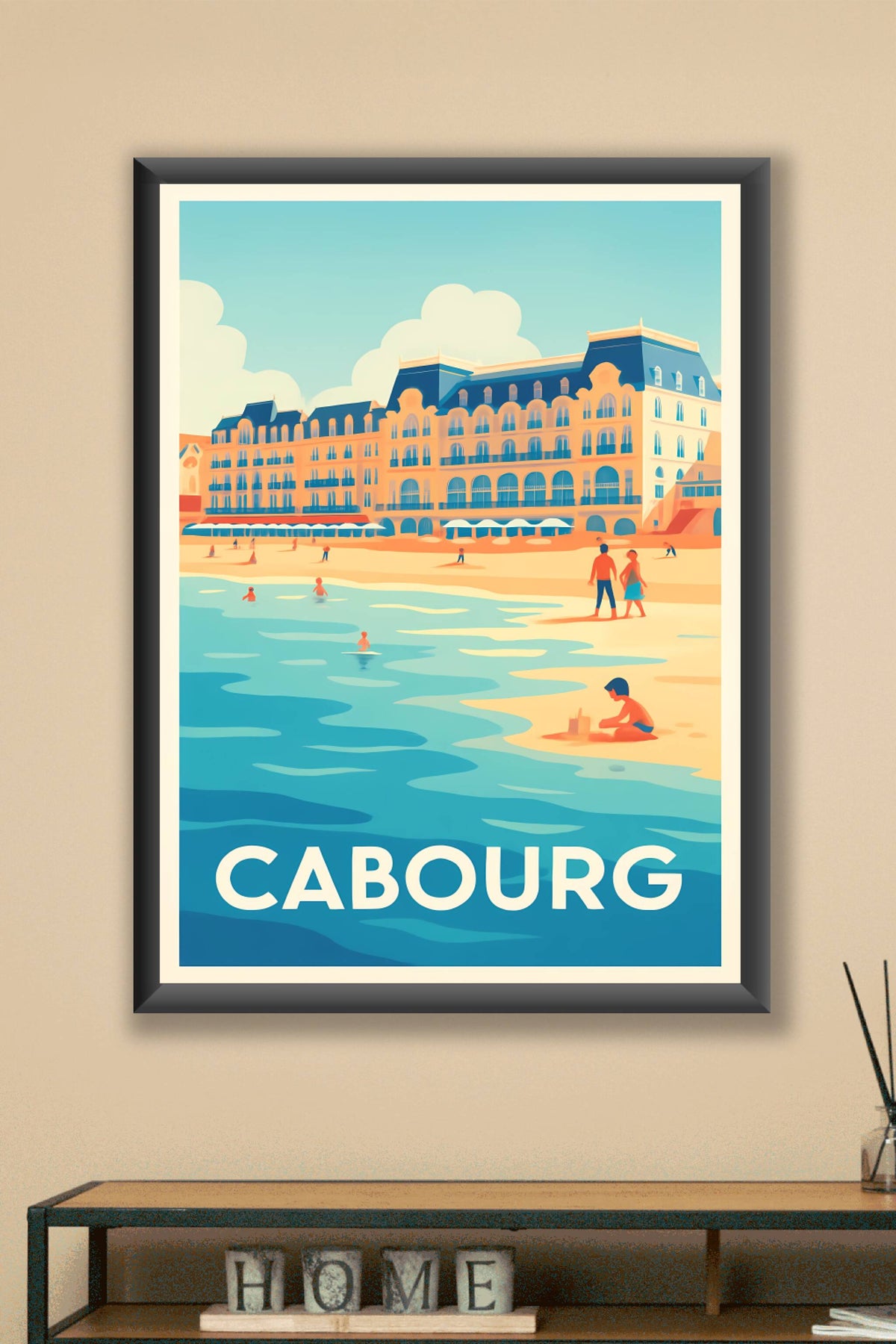 Affiche Cabourg — L'élégance balnéaire normande · poster d'art de Cabourg