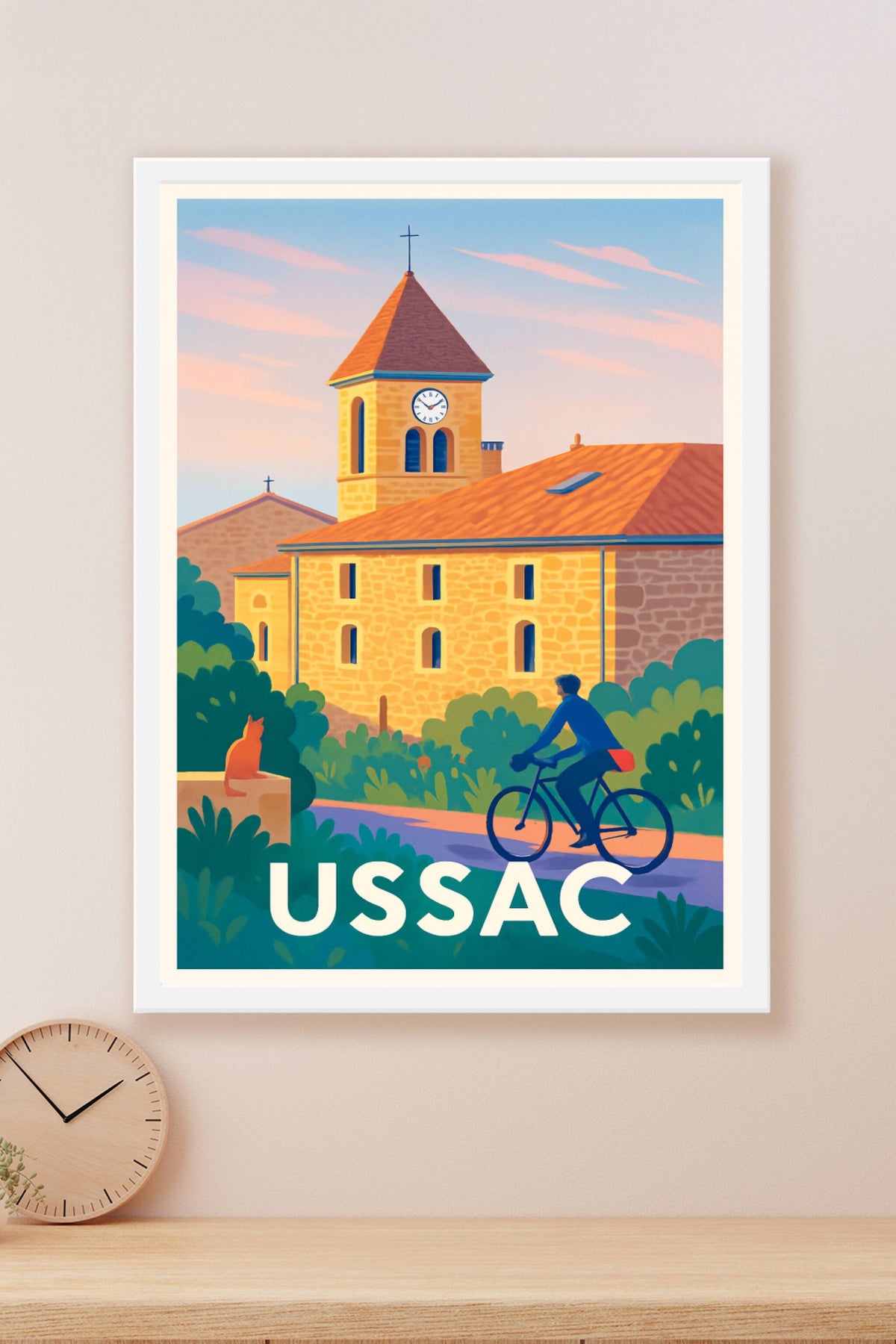 Affiche Ussac — Douceur et sérénité en pleine nature · poster d'art de Ussac