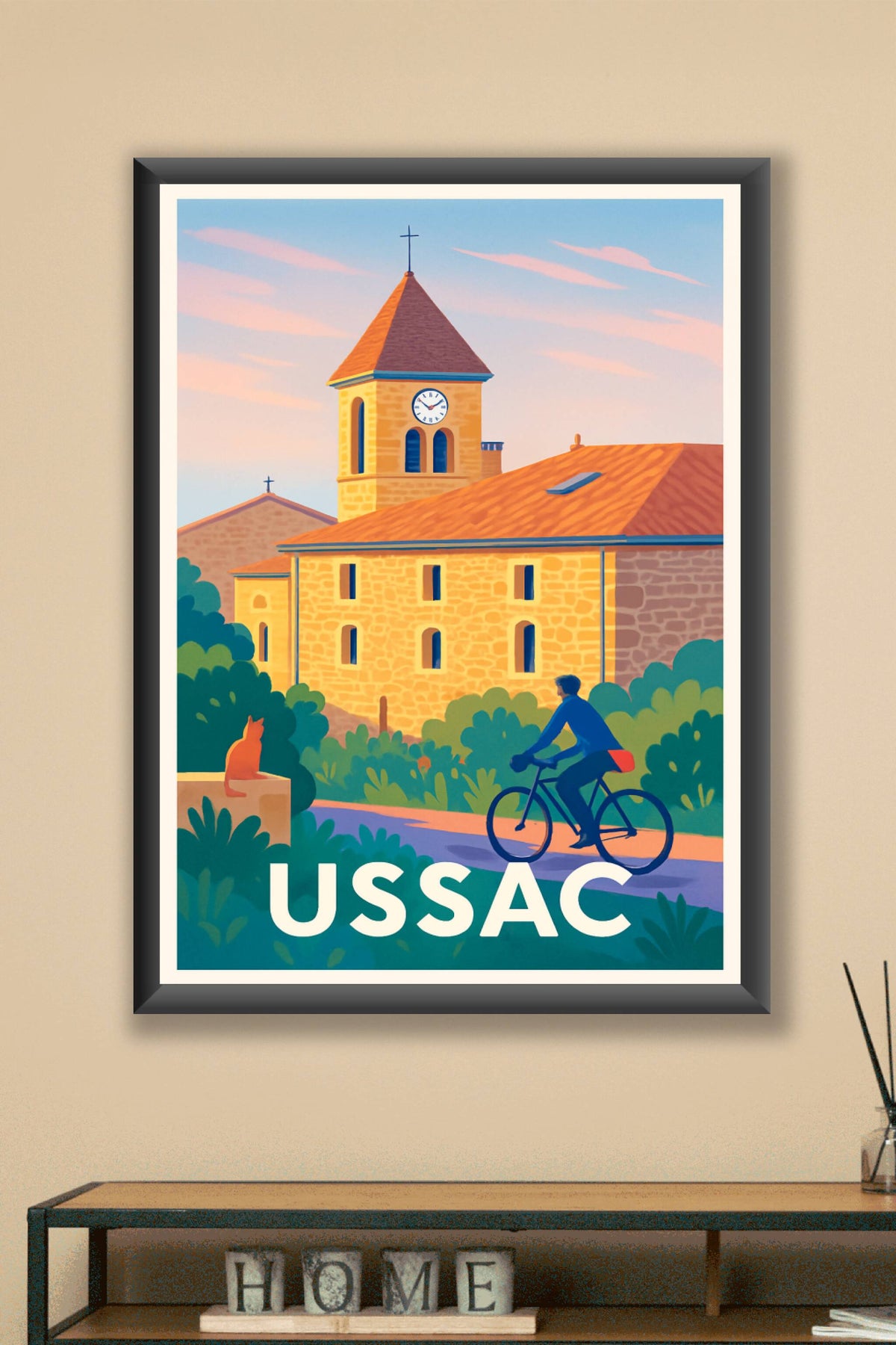 Affiche Ussac — Douceur et sérénité en pleine nature · poster d'art de Ussac