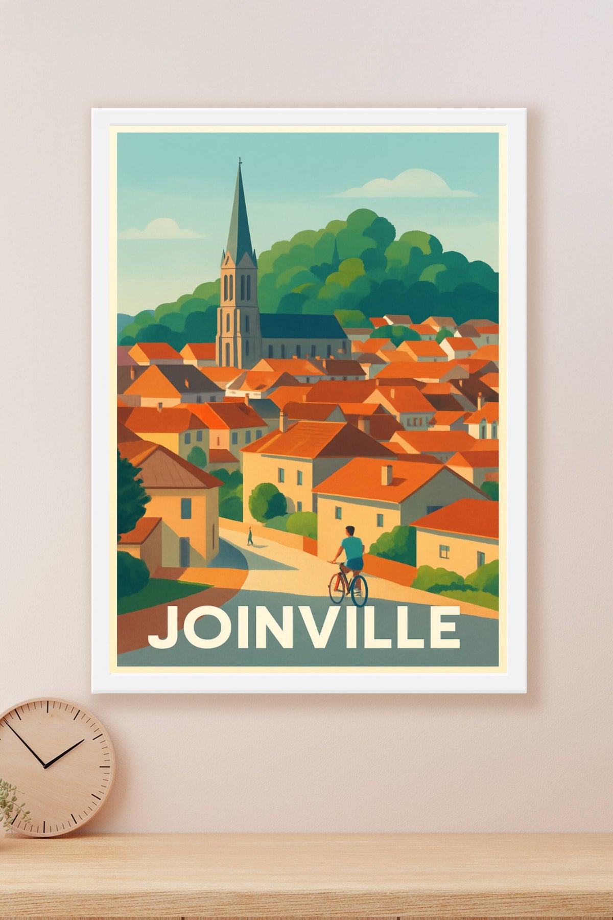 Affiche Joinville — Charme pittoresque et douceur de vivre · poster d'art de Joinville
