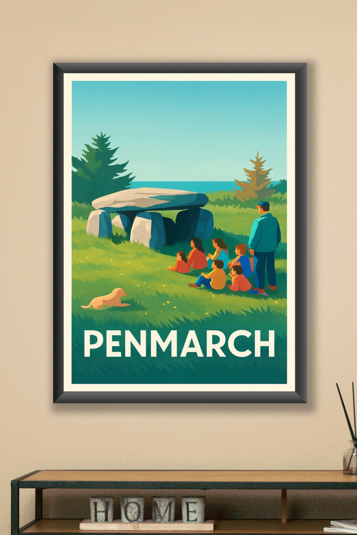 Affiche Penmarch — Trésors historiques et nature préservée · poster d'art de Penmarch