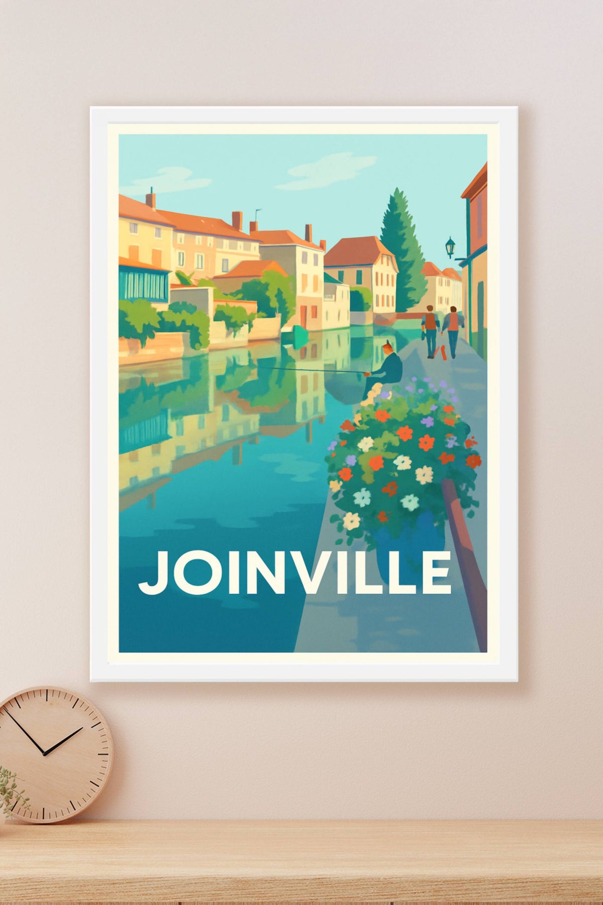 Affiche Joinville — Douceur de vivre au bord de l'eau · poster d'art de Joinville