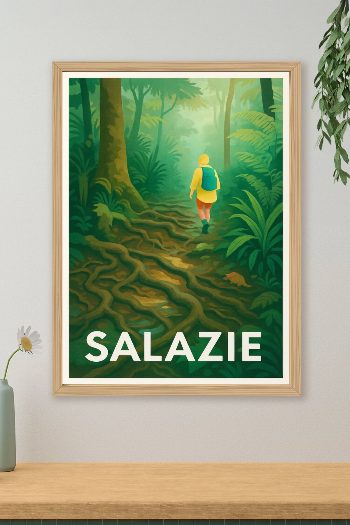 Affiche Salazie — L'appel de la nature luxuriante · poster d'art de Salazie
