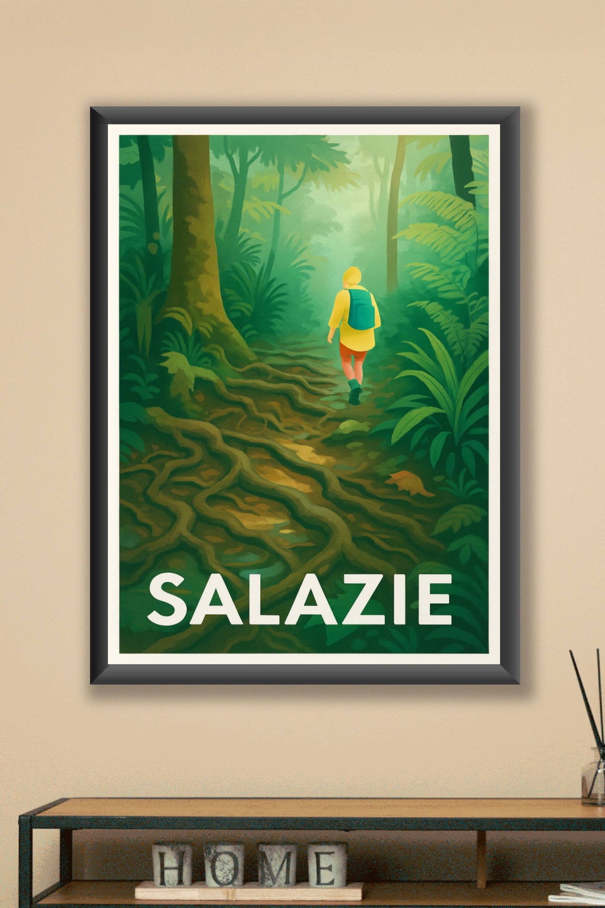 Affiche Salazie — L'appel de la nature luxuriante · poster d'art de Salazie