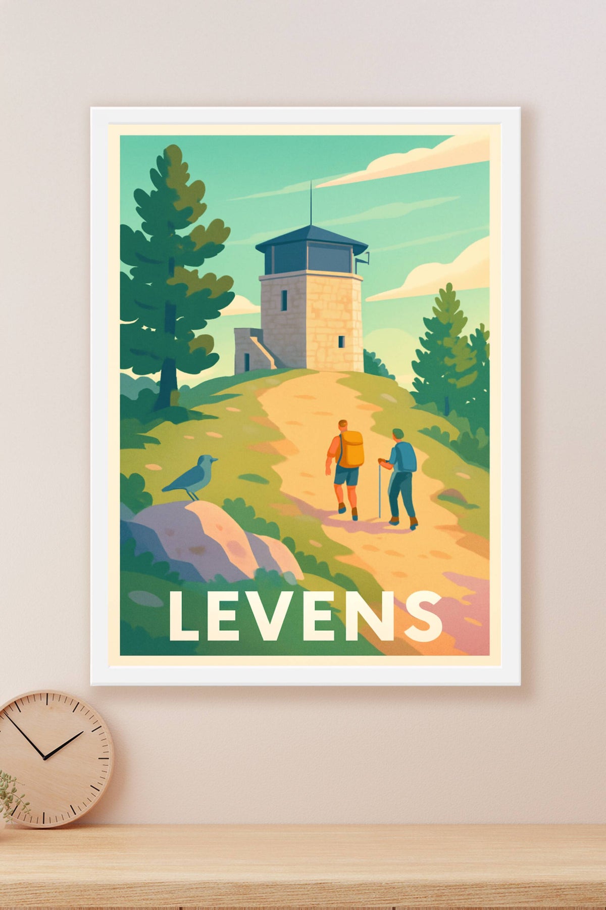 Affiche Levens — Escapade nature et patrimoine · poster d'art de Levens