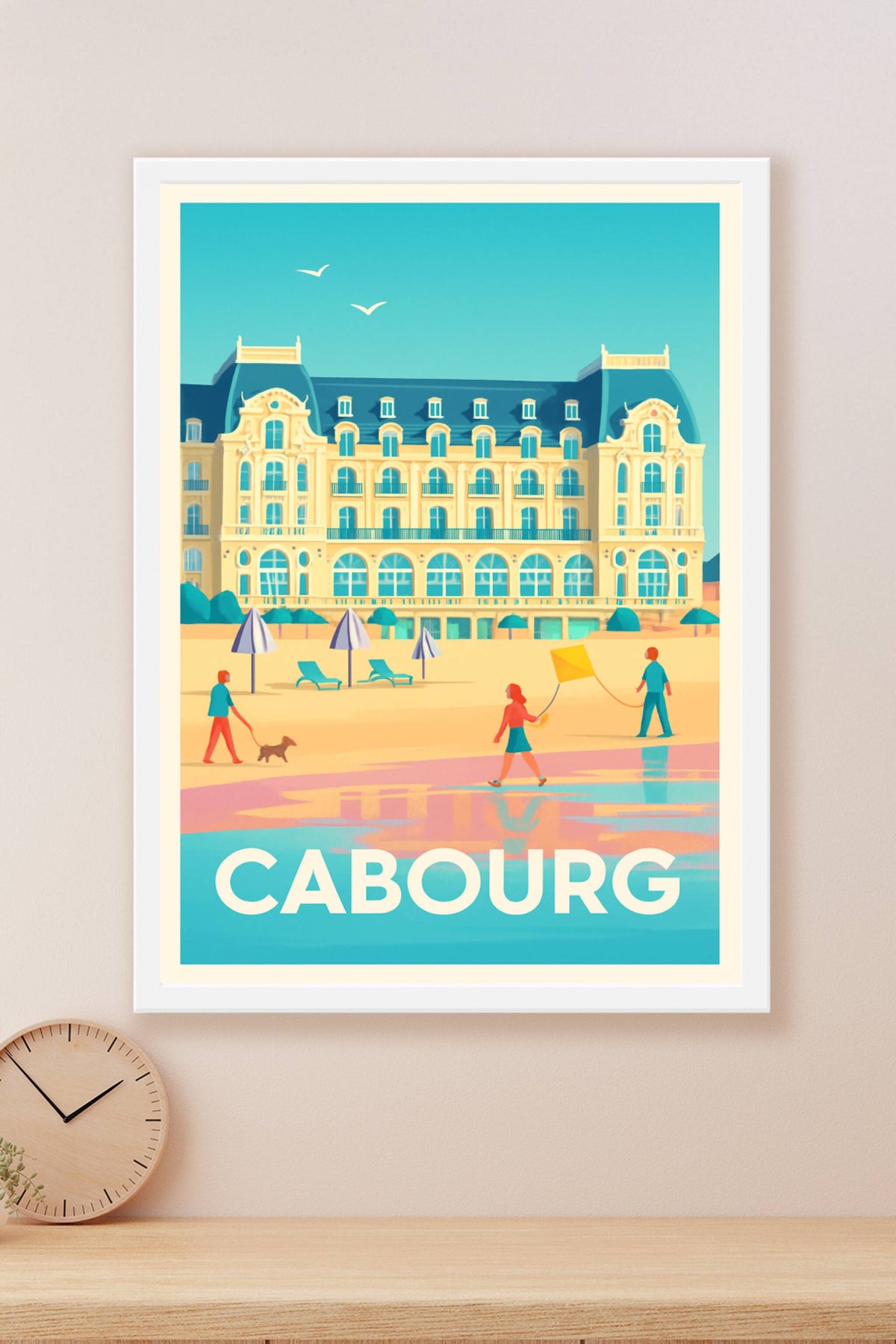 Affiche Cabourg — Échappée Belle en Bord de Mer · poster d'art de Cabourg