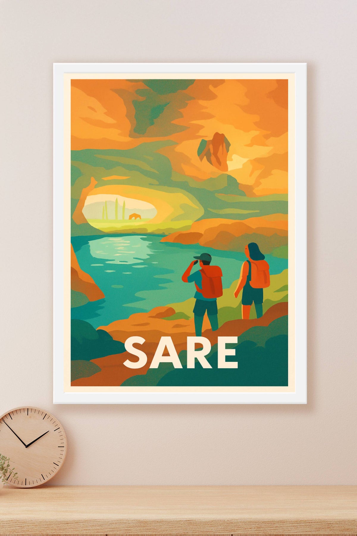 Affiche Sare — Aventure et nature au cœur du Pays Basque · poster d'art de Sare