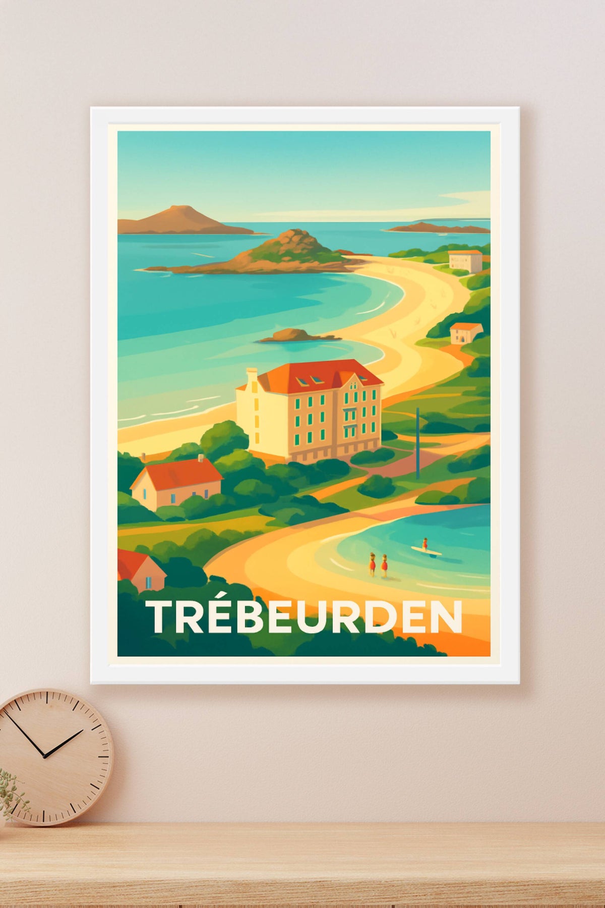Affiche Trébeurden — Escapade Balnéaire et Tranquillité Bretonne · poster d'art de Trébeurden