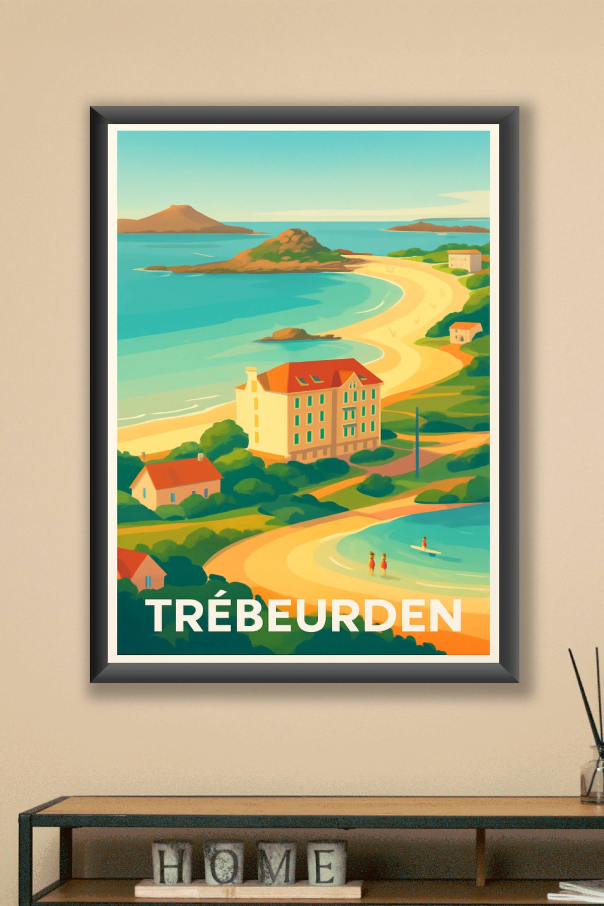 Affiche Trébeurden — Escapade Balnéaire et Tranquillité Bretonne · poster d'art de Trébeurden