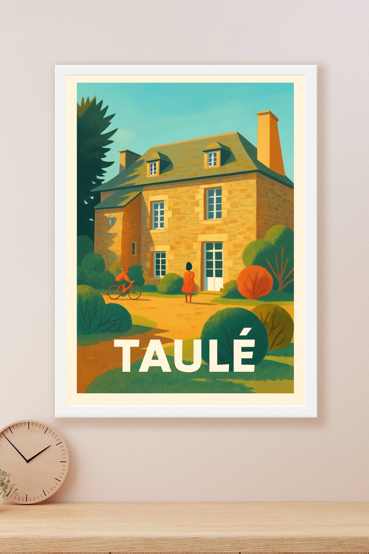 Affiche Taulé — Charme et Sérénité en Bretagne · poster d'art de Taulé