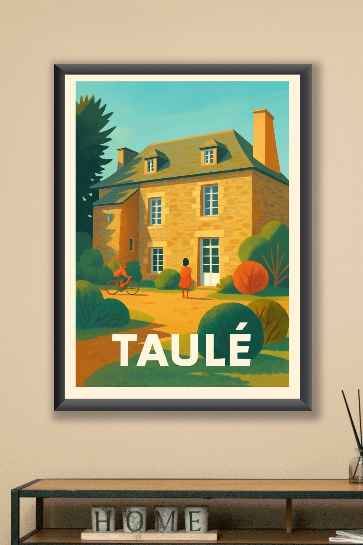 Affiche Taulé — Charme et Sérénité en Bretagne · poster d'art de Taulé