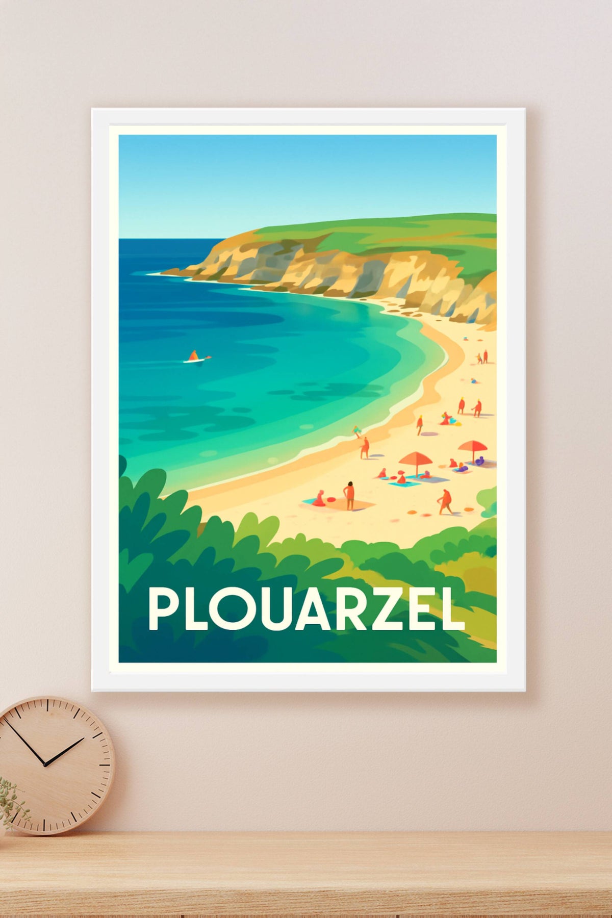 Affiche Plouarzel — Évasion côtière bretonne · poster d'art de Plouarzel