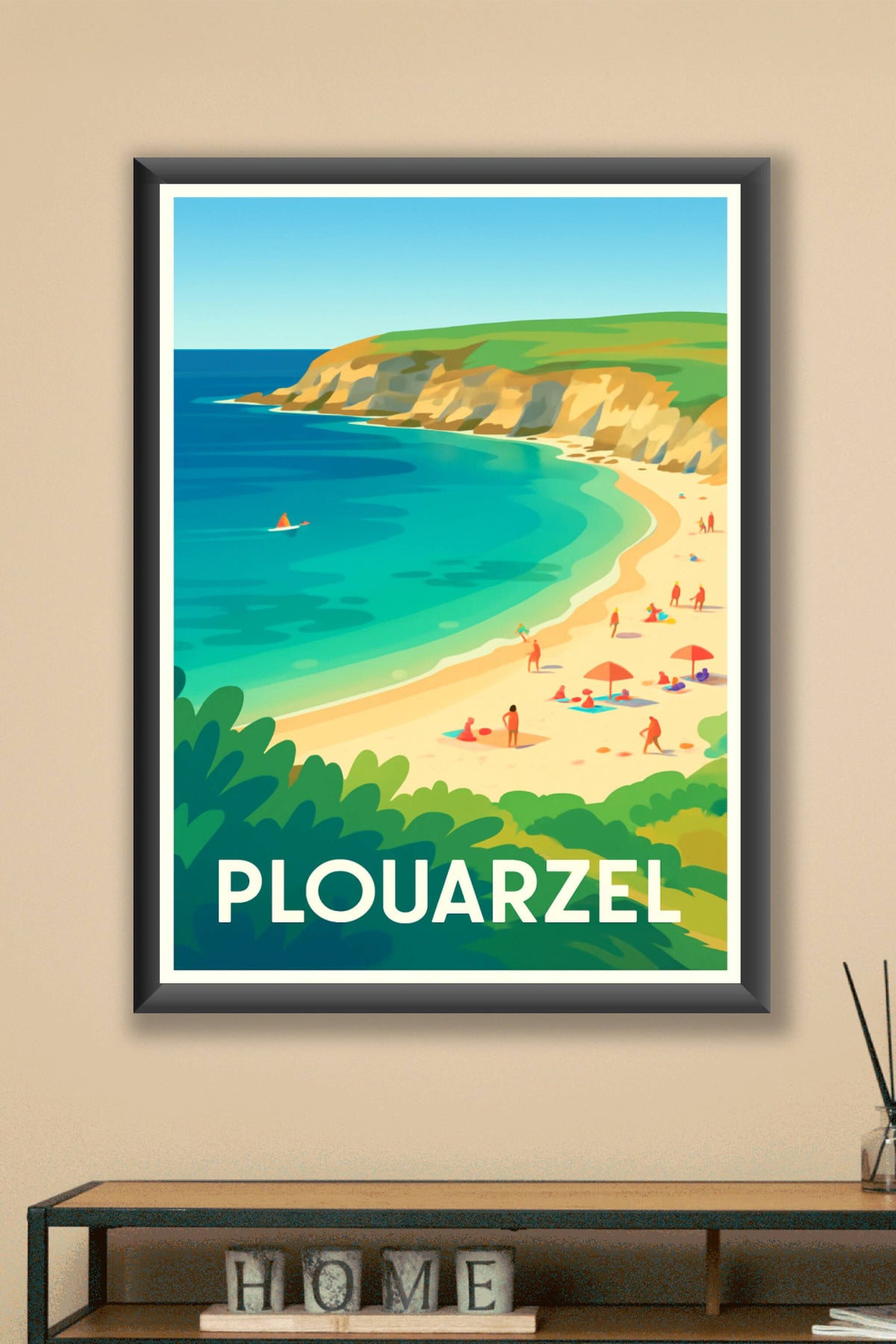 Affiche Plouarzel — Évasion côtière bretonne · poster d'art de Plouarzel