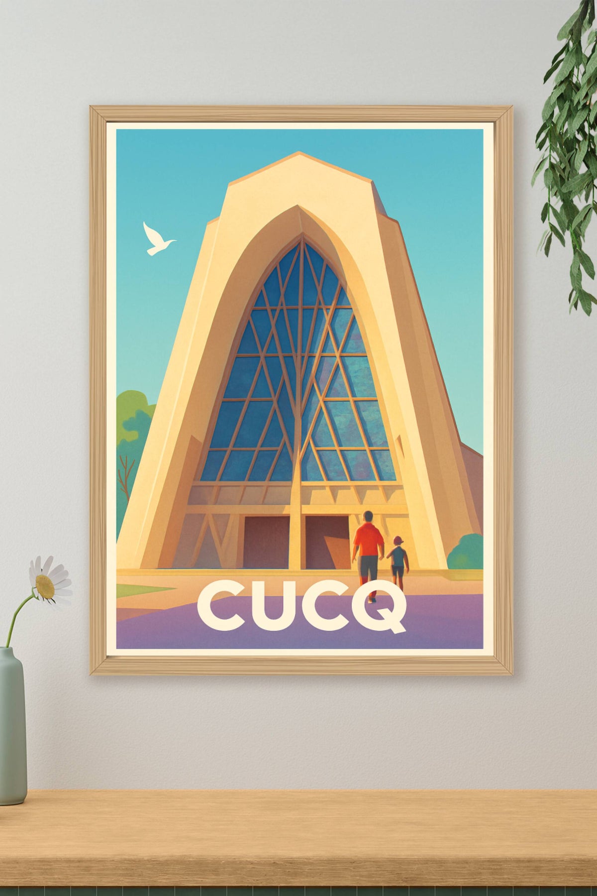 Affiche Cucq — Architecture emblématique et balade familiale · poster d'art de Cucq