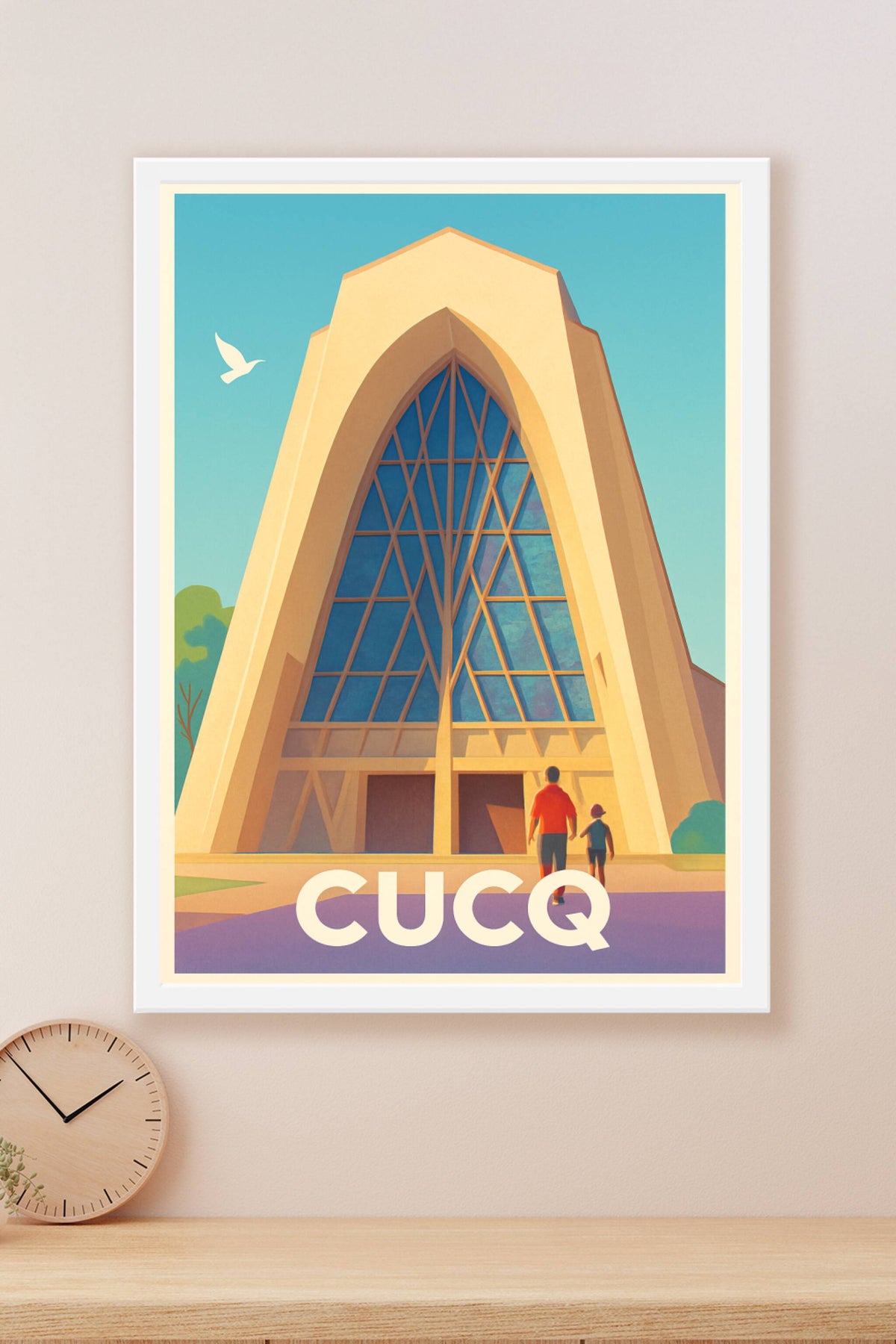 Affiche Cucq — Architecture emblématique et balade familiale · poster d'art de Cucq