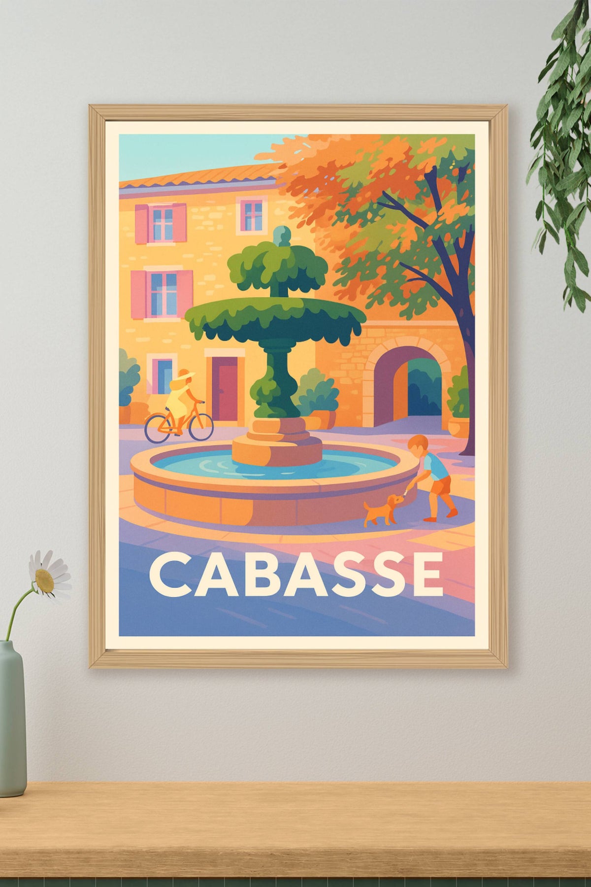 Affiche Cabasse — Charme et douceur de la Provence · poster d'art de Cabasse