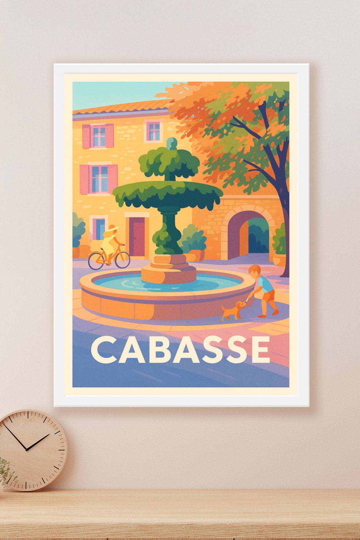Affiche Cabasse — Charme et douceur de la Provence · poster d'art de Cabasse