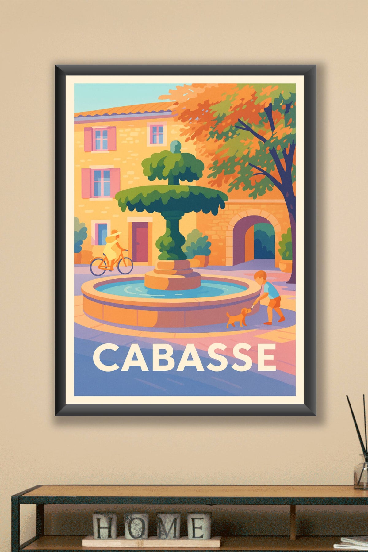 Affiche Cabasse — Charme et douceur de la Provence · poster d'art de Cabasse