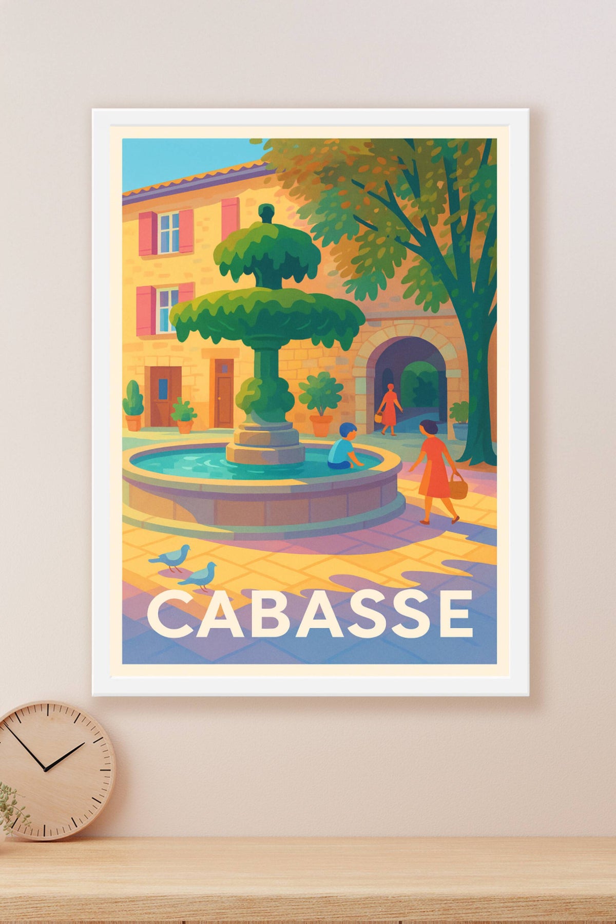 Affiche Cabasse — Charme et douceur provençale · poster d'art de Cabasse