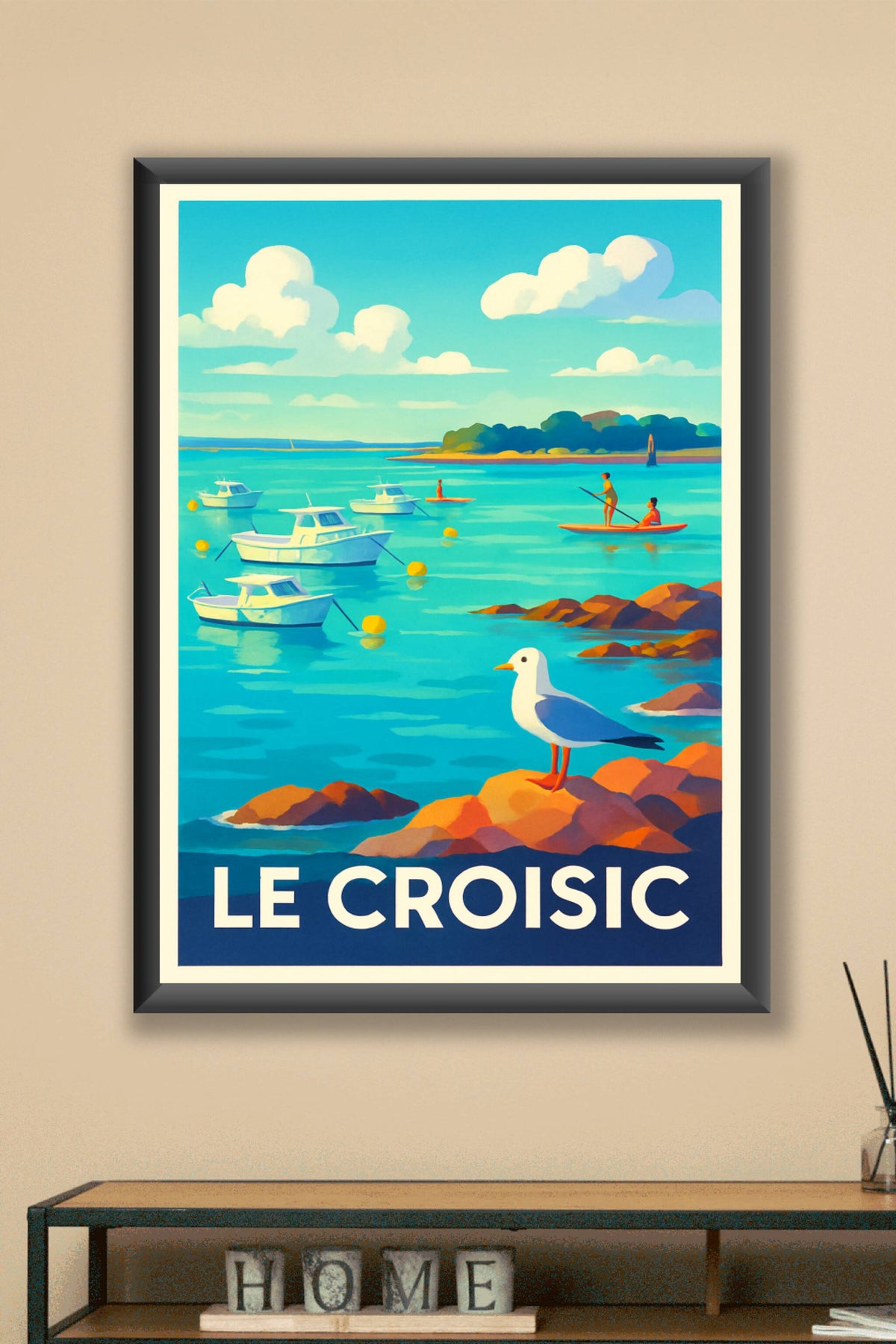 Affiche Le Croisic — Évasion maritime et douceur bretonne · poster d'art de Le Croisic