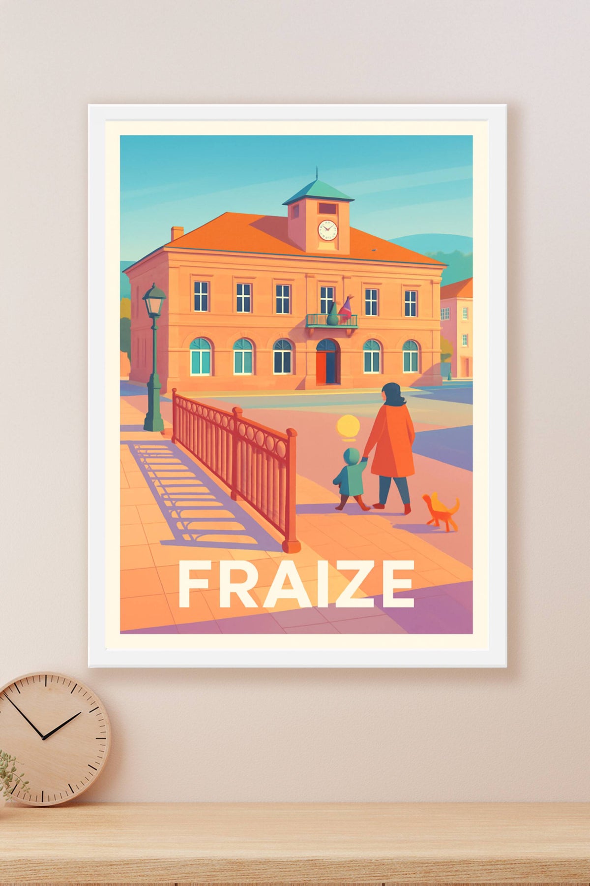 Affiche Fraize — Douceur et charme d'une ville paisible · poster d'art de Fraize