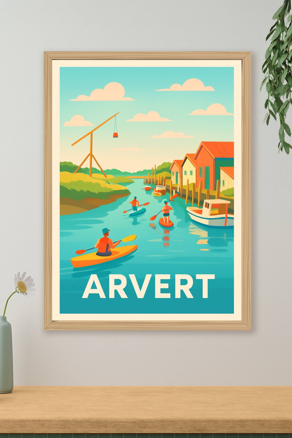 Affiche Arvert — Évasion et nature sur l'eau · poster d'art de Arvert