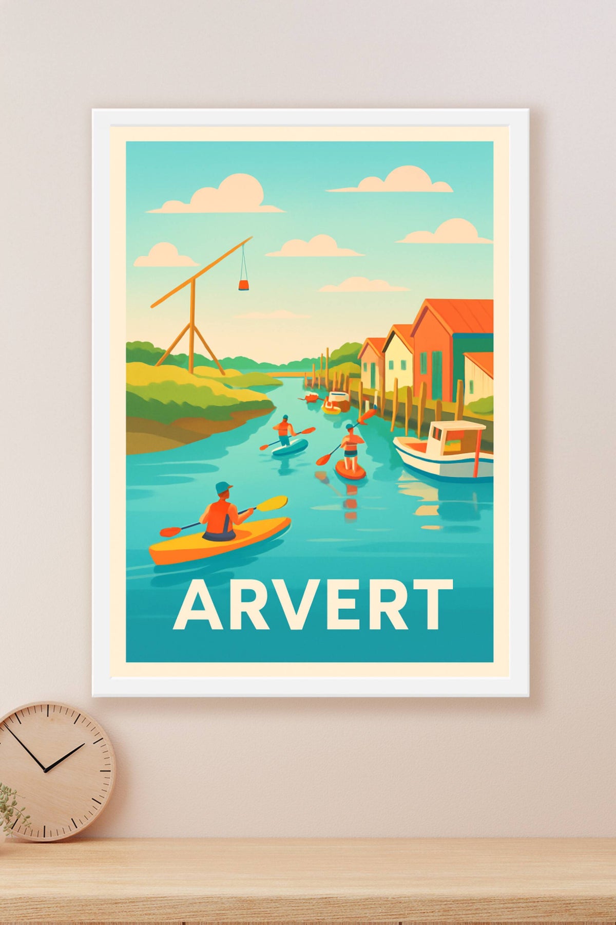 Affiche Arvert — Évasion et nature sur l'eau · poster d'art de Arvert