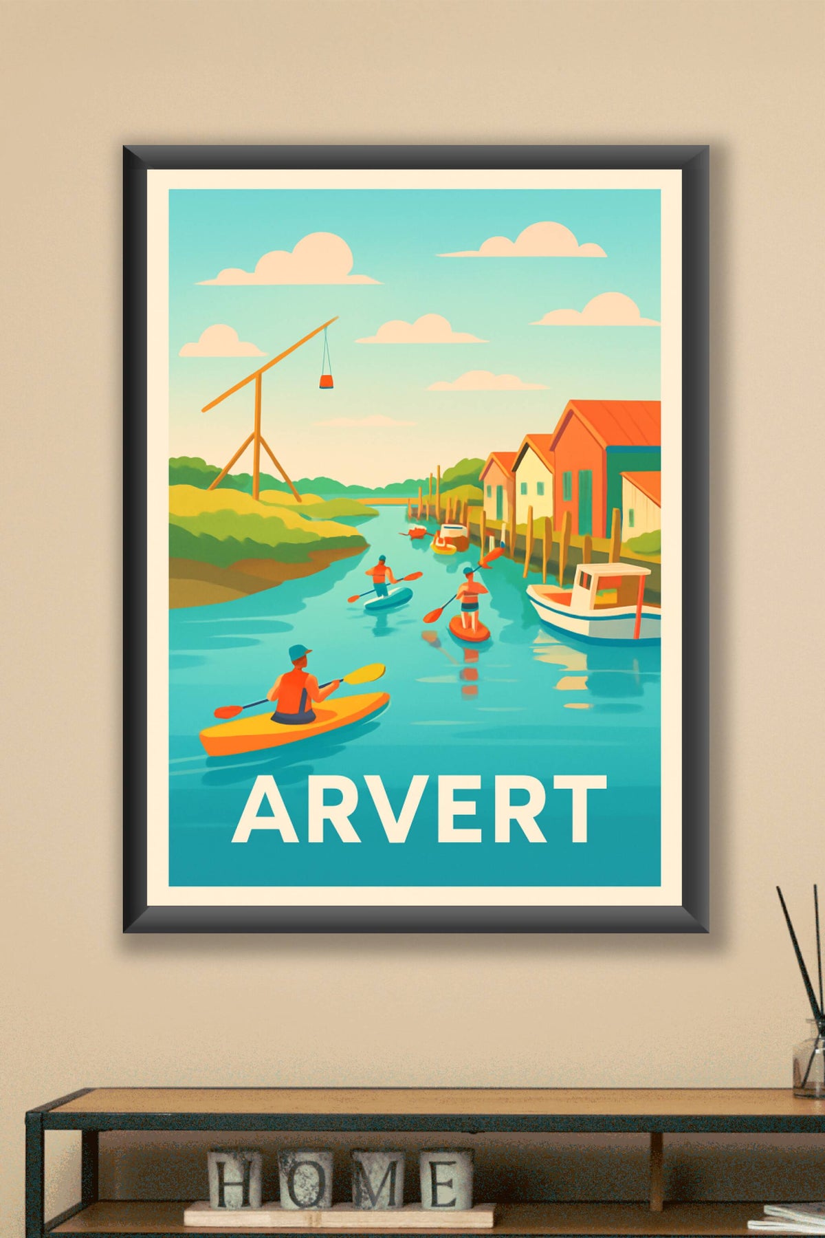 Affiche Arvert — Évasion et nature sur l'eau · poster d'art de Arvert