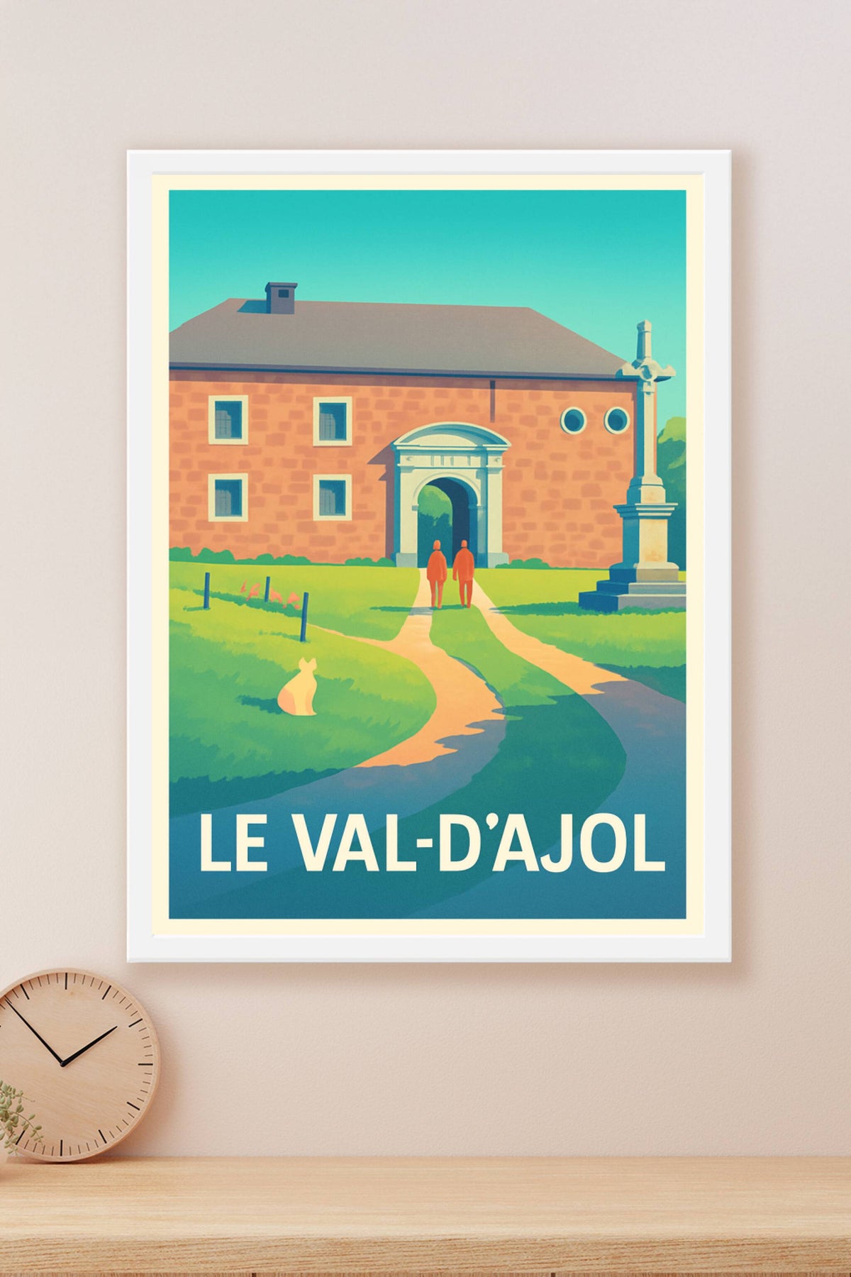 Affiche Le Val-d'Ajol — Tranquillité et patrimoine en Lorraine · poster d'art de Le Val-d'Ajol