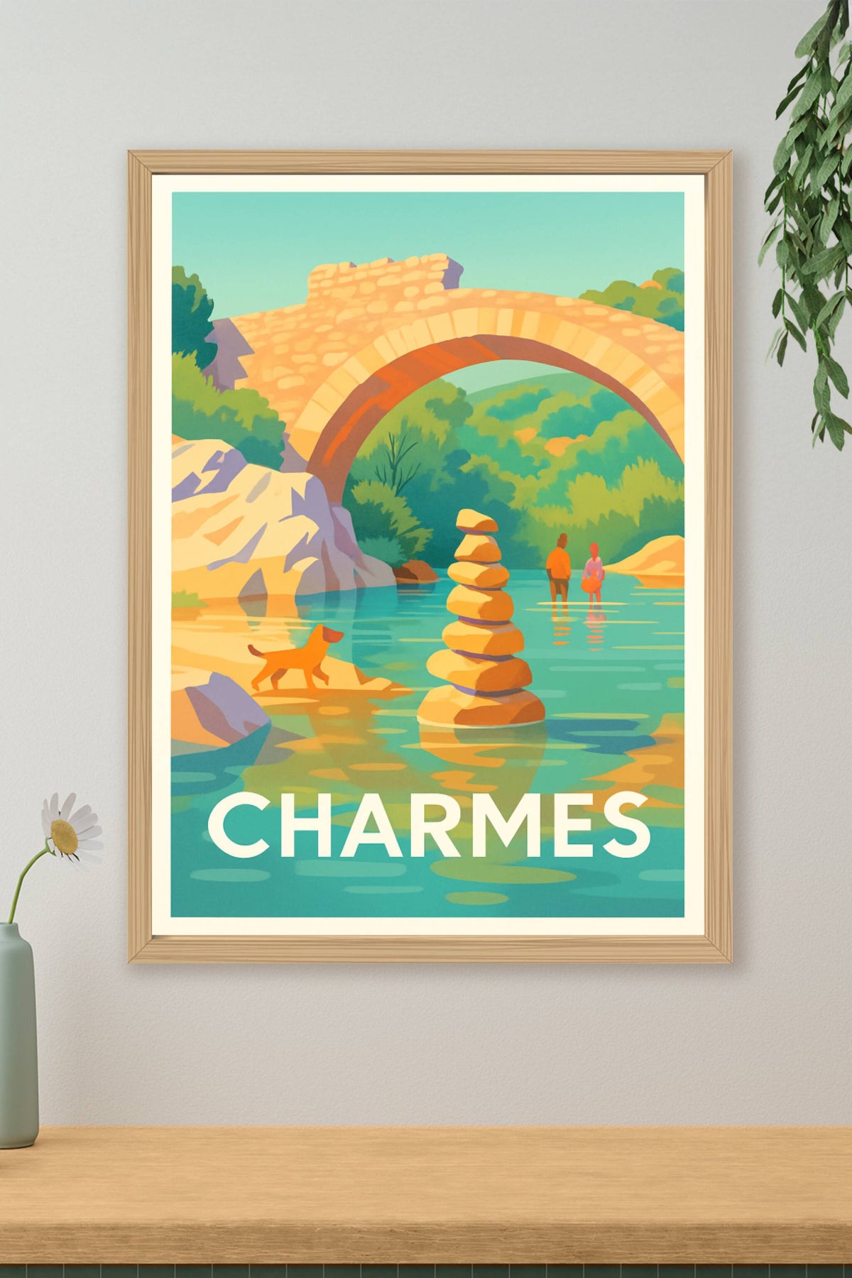 Affiche Charmes — Plongée paisible au cœur de la nature · poster d'art de Charmes