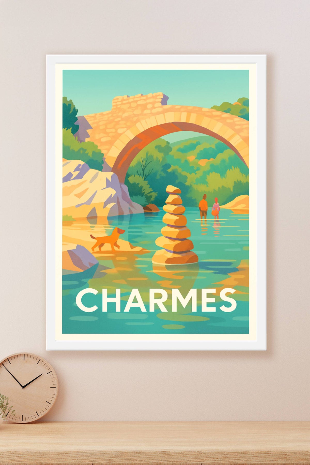 Affiche Charmes — Plongée paisible au cœur de la nature · poster d'art de Charmes