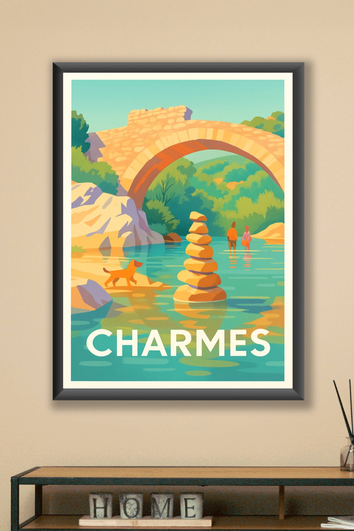 Affiche Charmes — Plongée paisible au cœur de la nature · poster d'art de Charmes