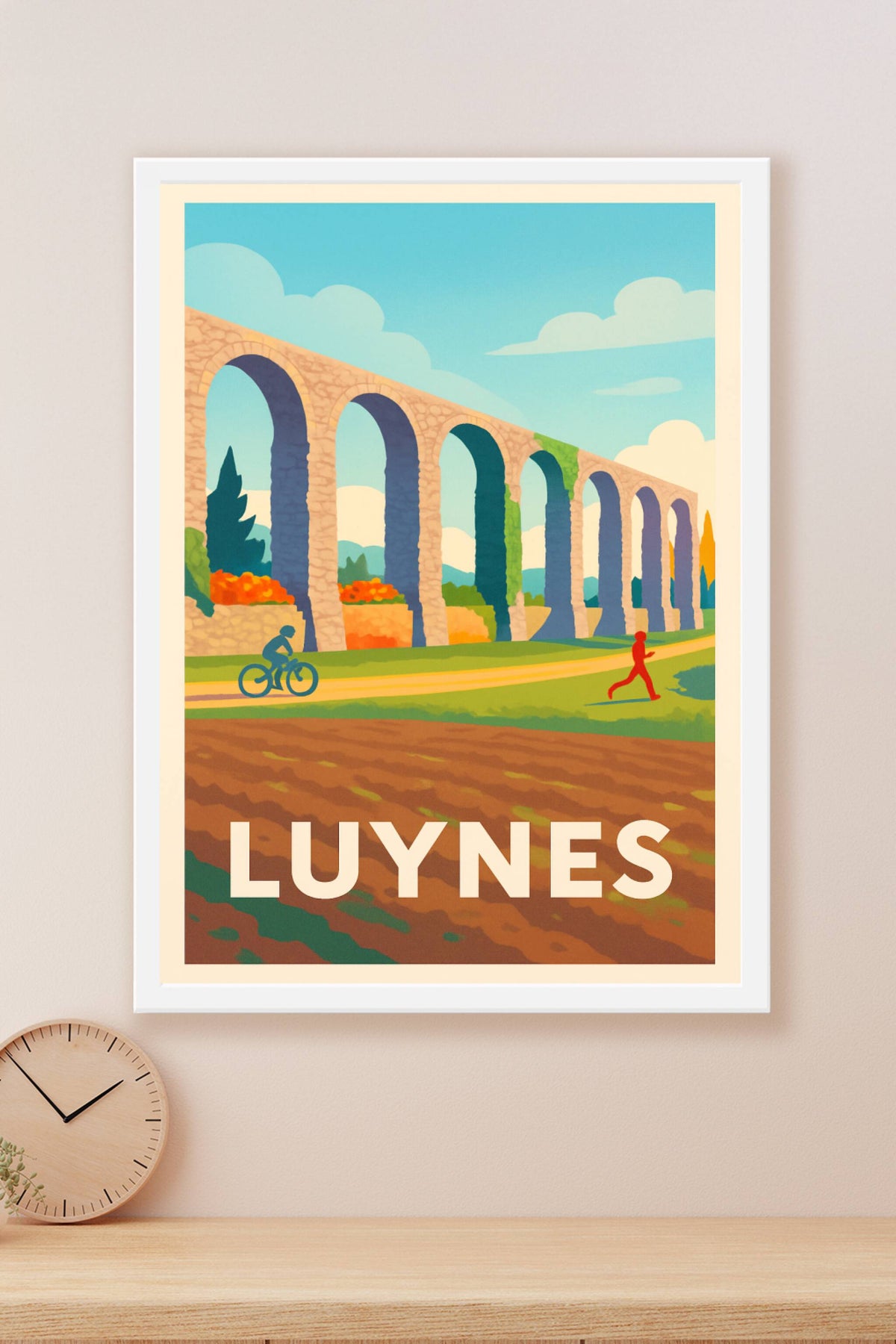 Affiche Luynes — Harmonie entre nature et patrimoine · poster d'art de Luynes